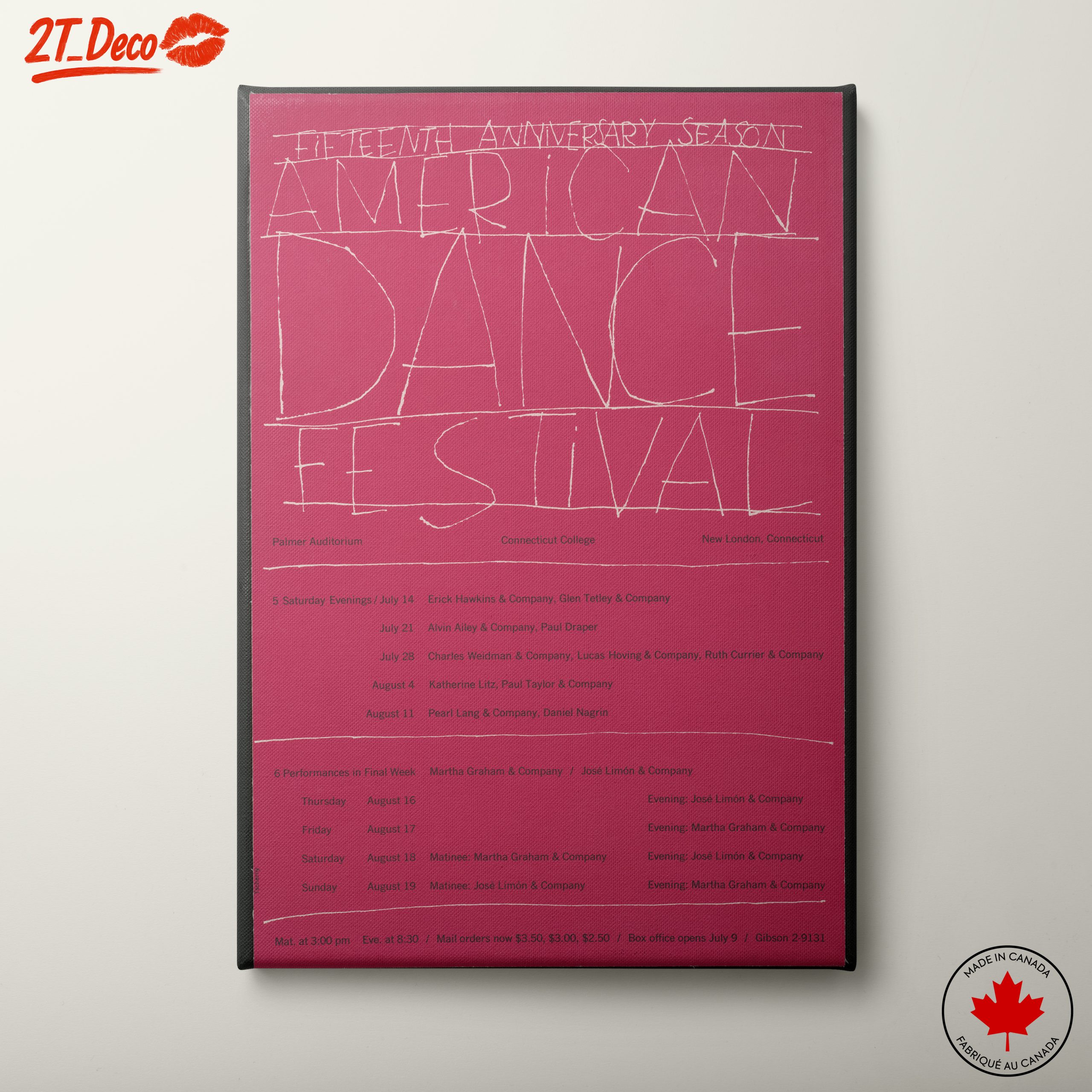 American Dance Festival Poster Art