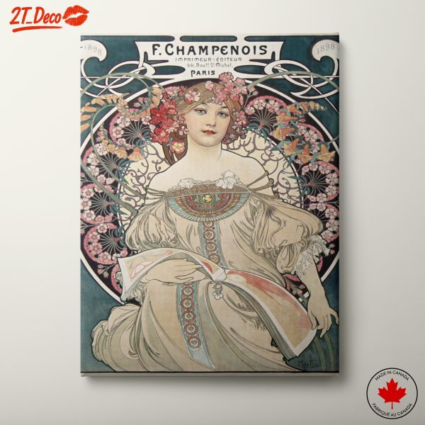 Alphonse Mucha Inspired Vintage Art 2
