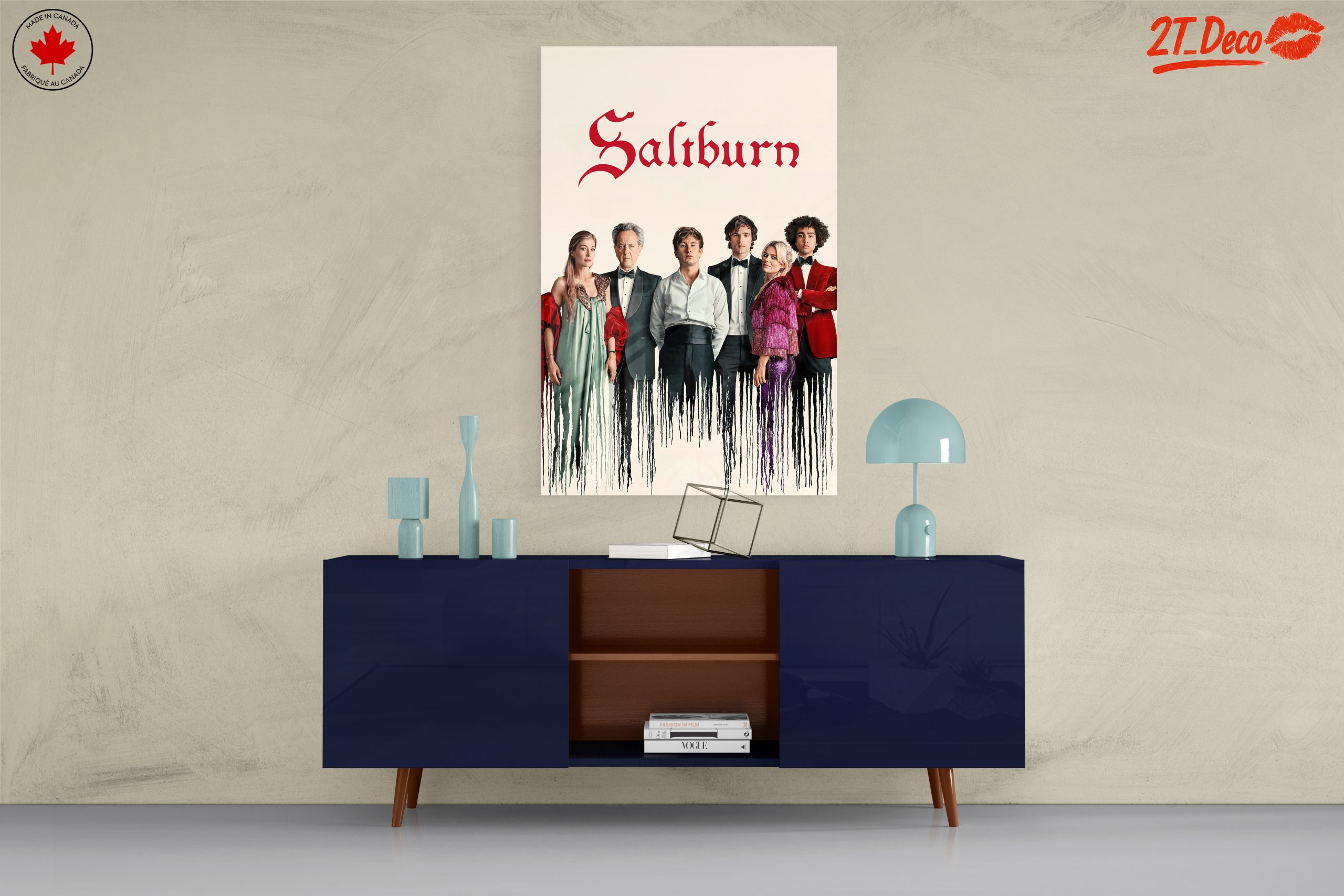 Stylized Character Artwork Featuring Cast from Saltburn - Image 8