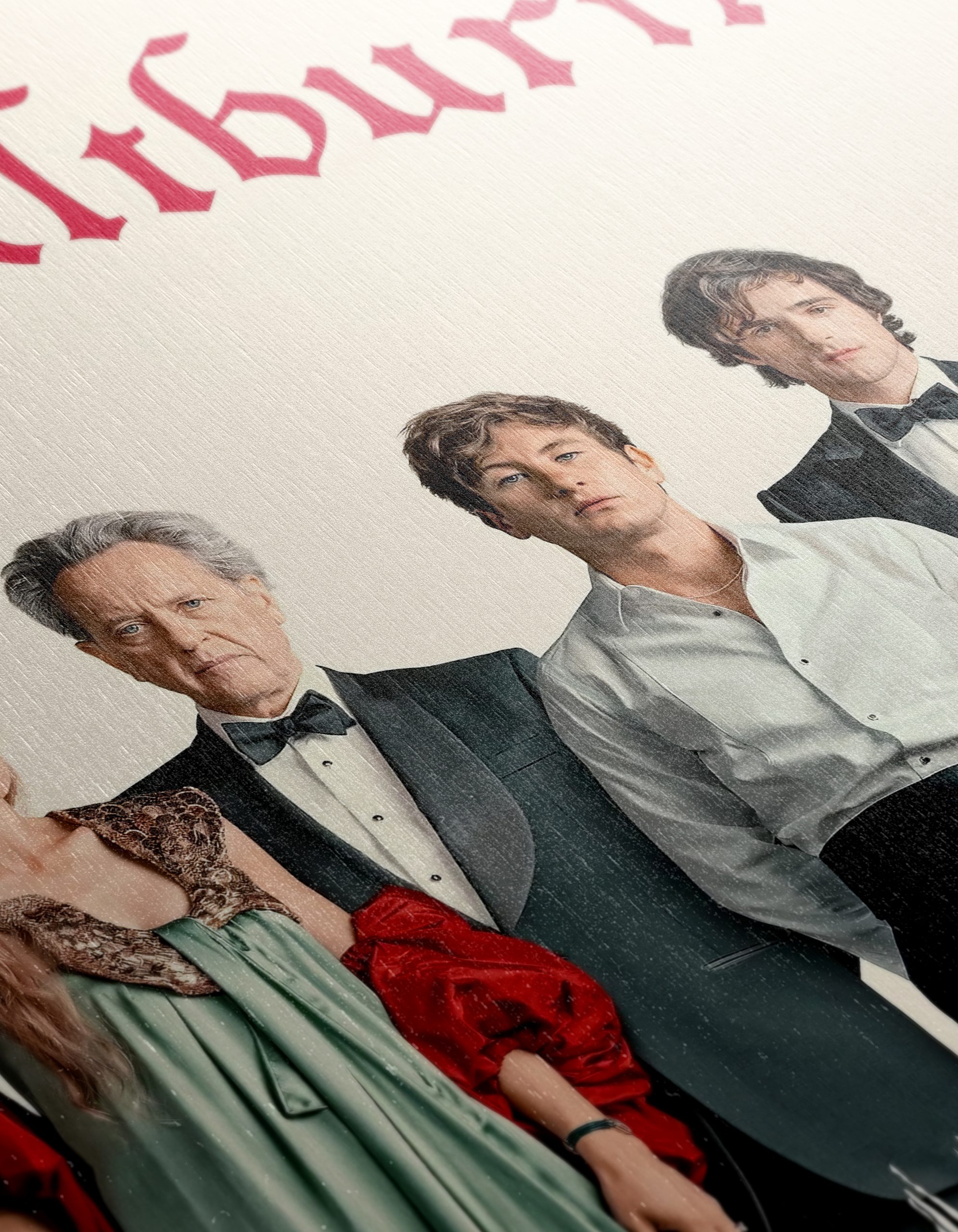 Stylized Character Artwork Featuring Cast from Saltburn - Image 12