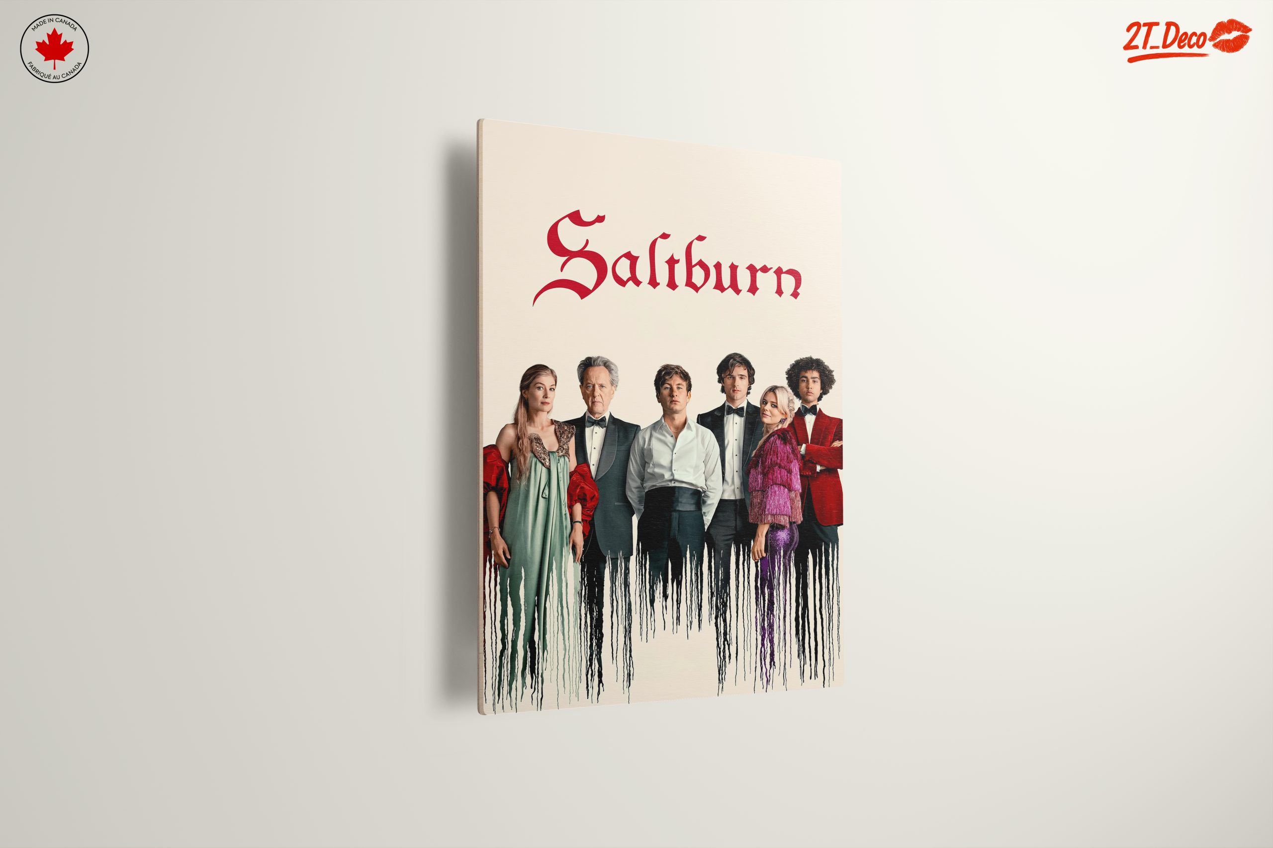 Stylized Character Artwork Featuring Cast from Saltburn - Image 13
