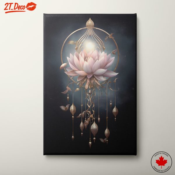 Surreal Lotus Fantasy Floral Art