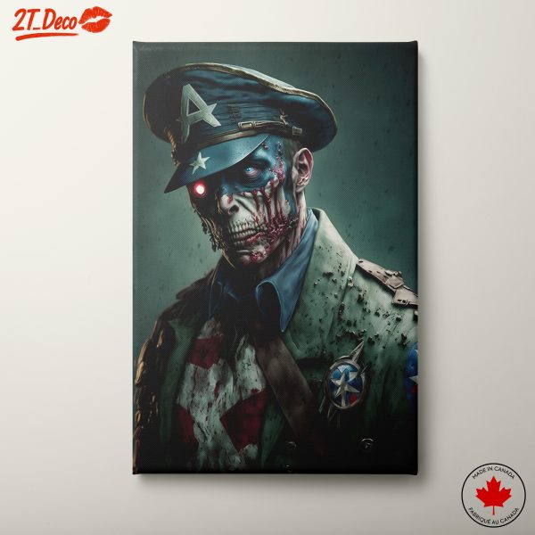 Contemporary Character Artwork with Horror Elements