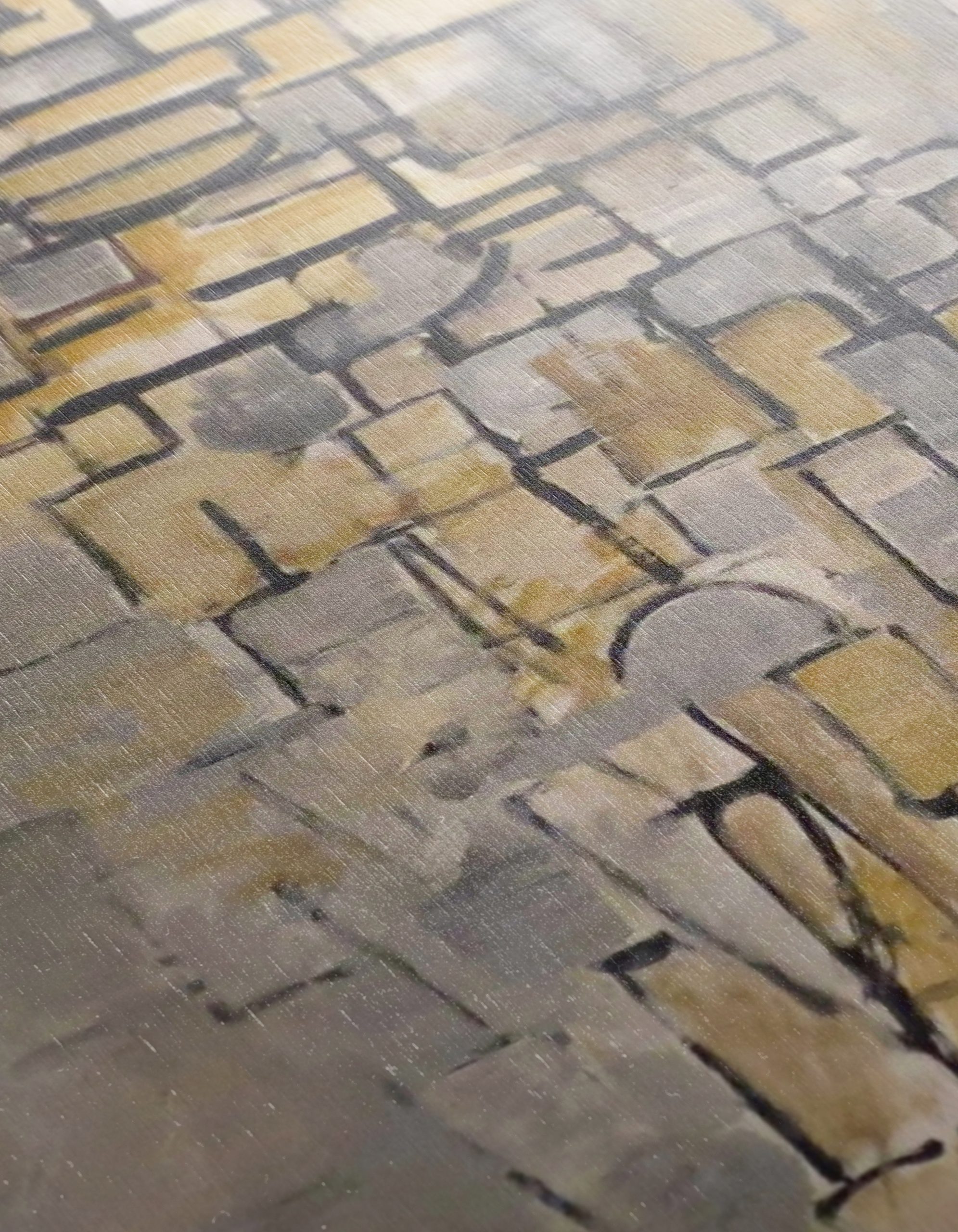 Geometric Abstract Composition in Muted Tones - Image 12