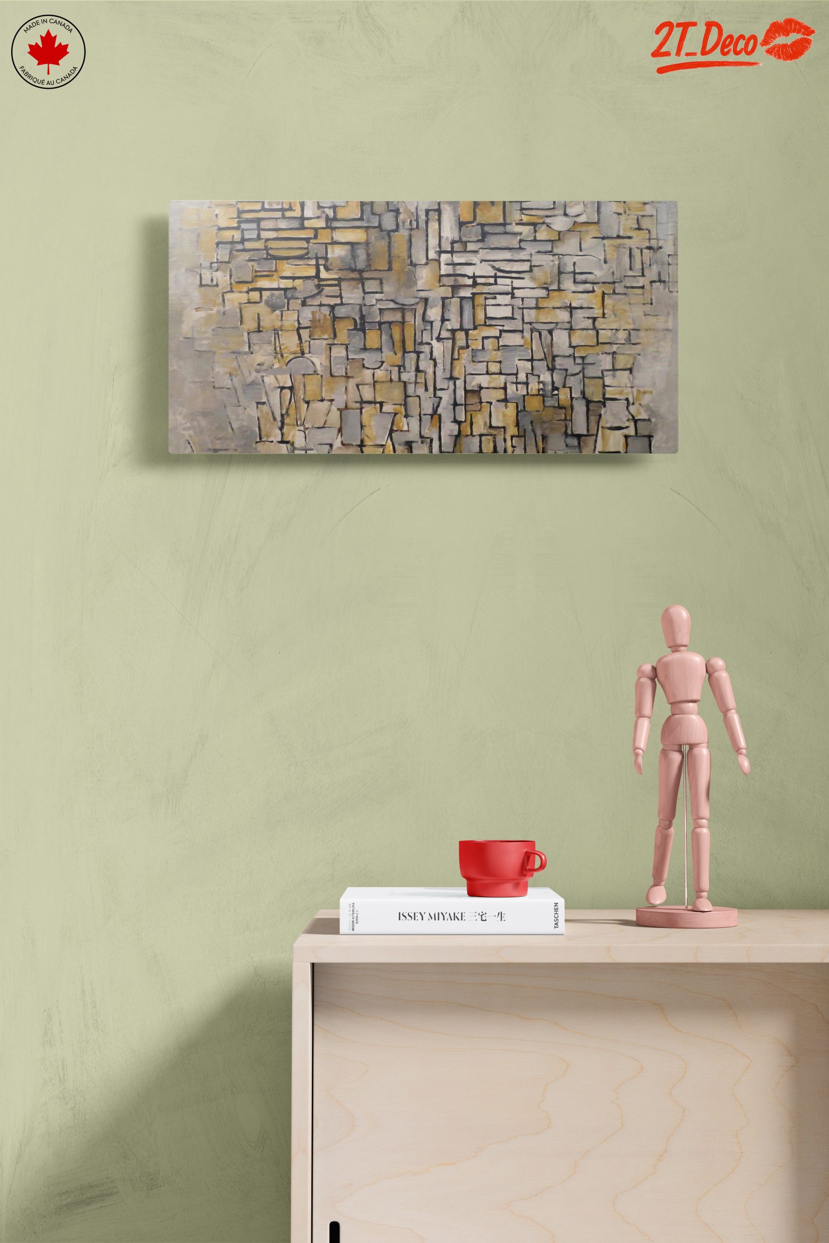 Geometric Abstract Composition in Muted Tones - Image 14