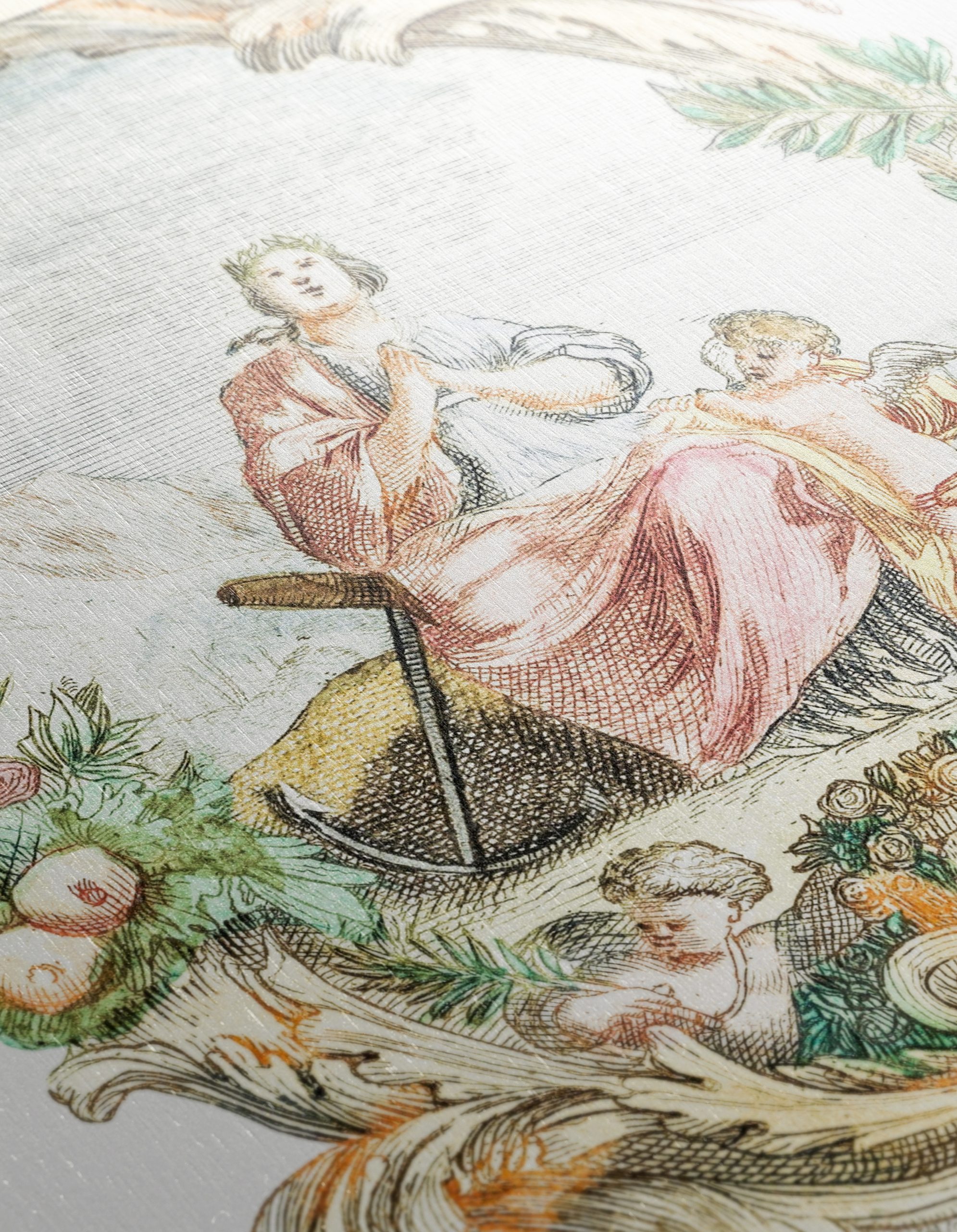 Classical Religious Figure Art with Cherubs - Image 12