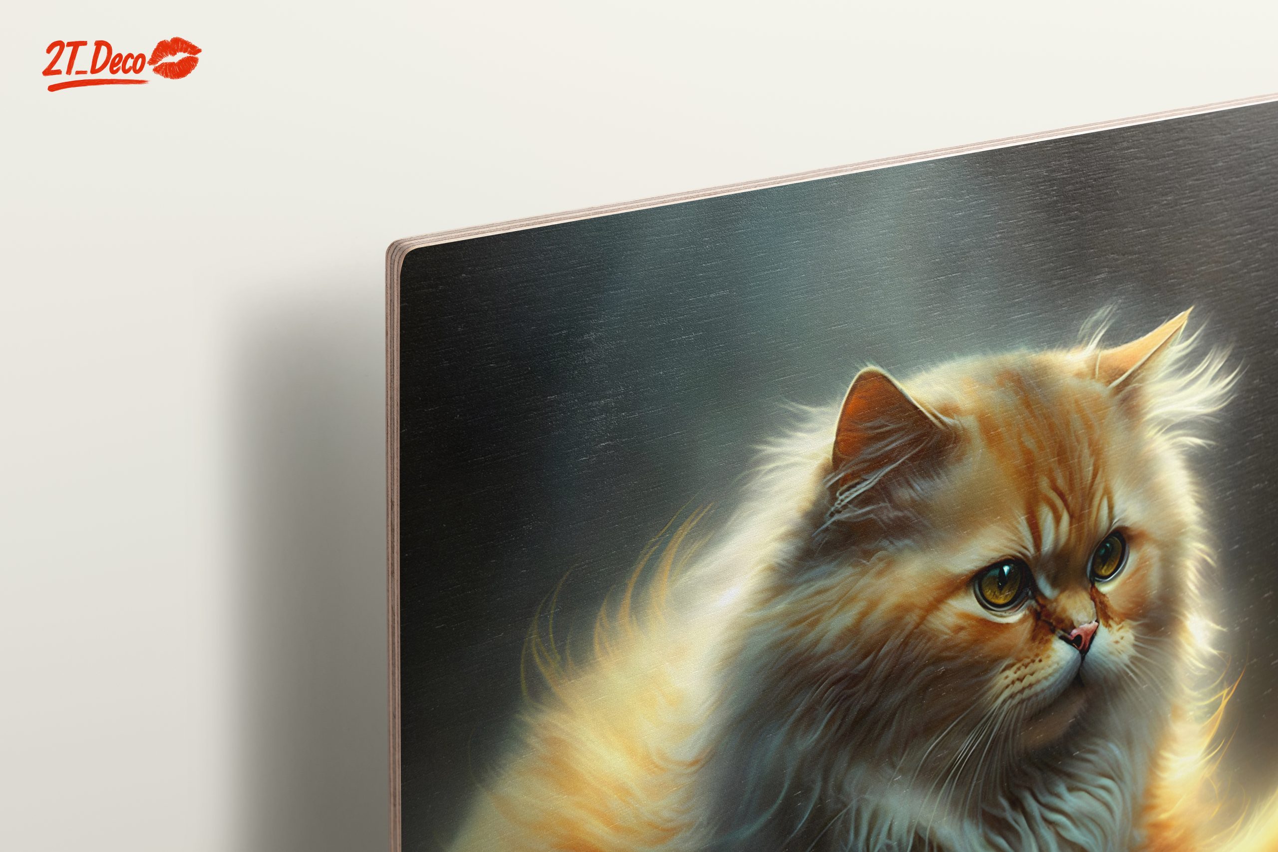 Fluffy Cat on a Silver Wheel - Image 15