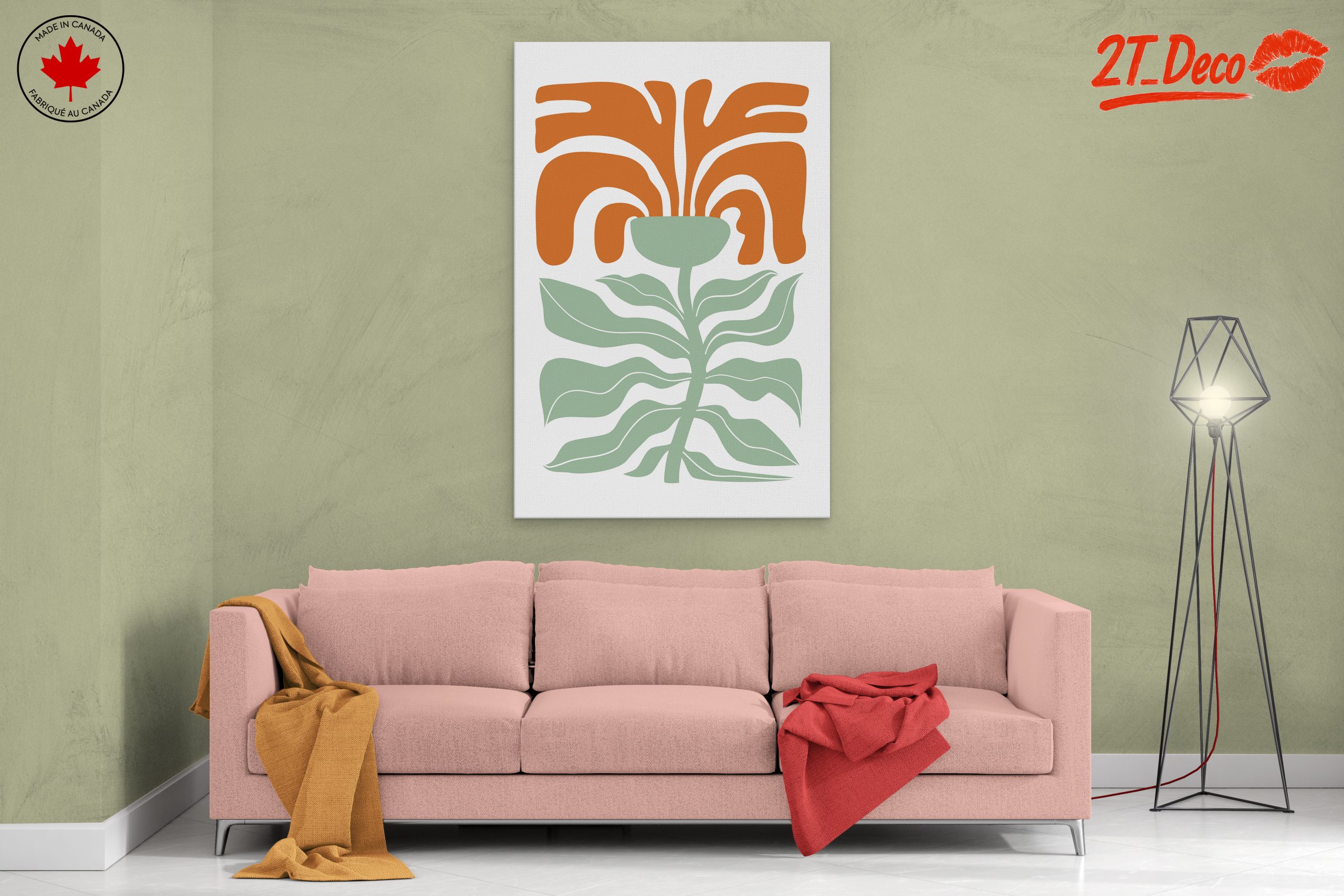 Stylish Botanical Abstract Design - Image 2