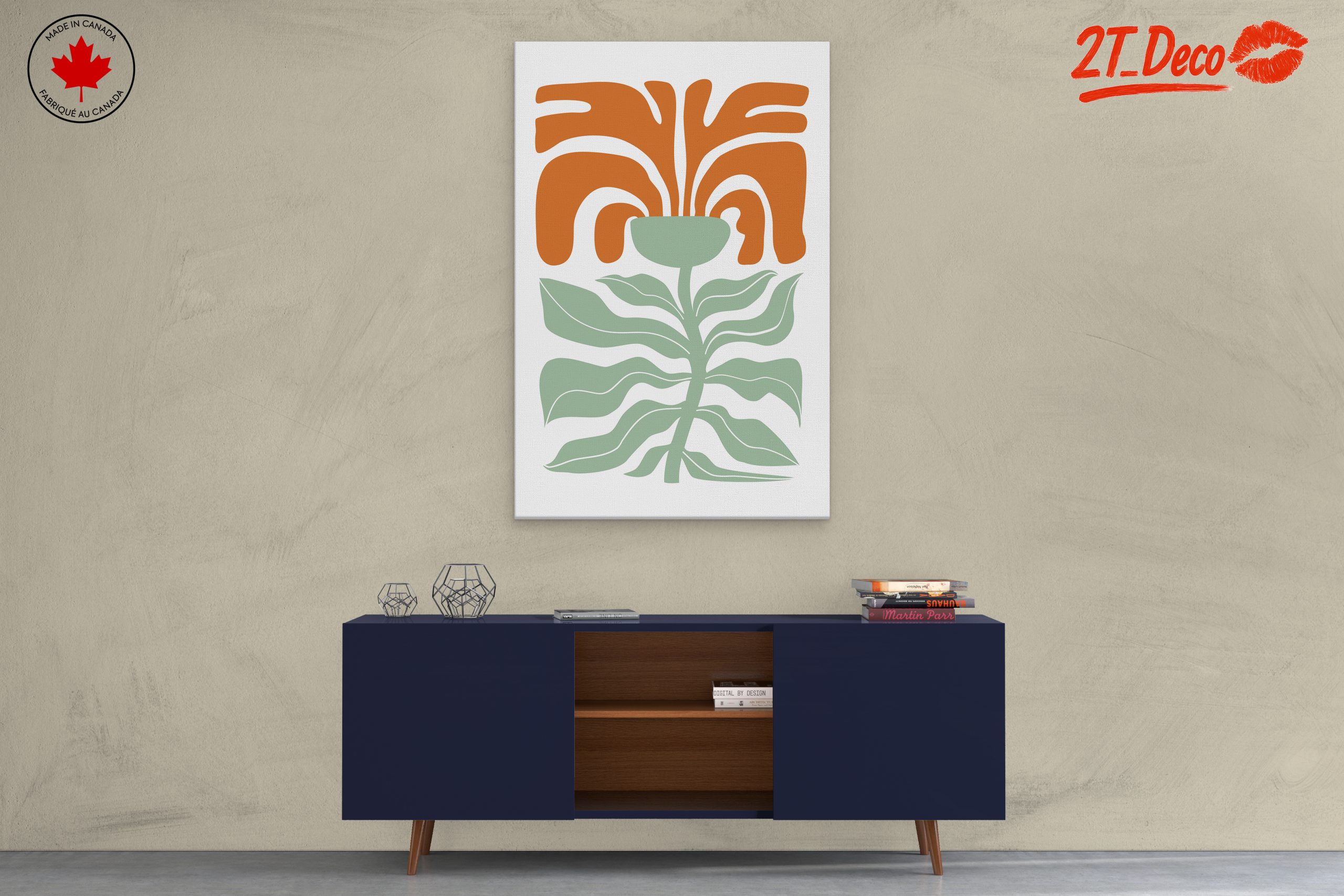 Stylish Botanical Abstract Design - Image 3