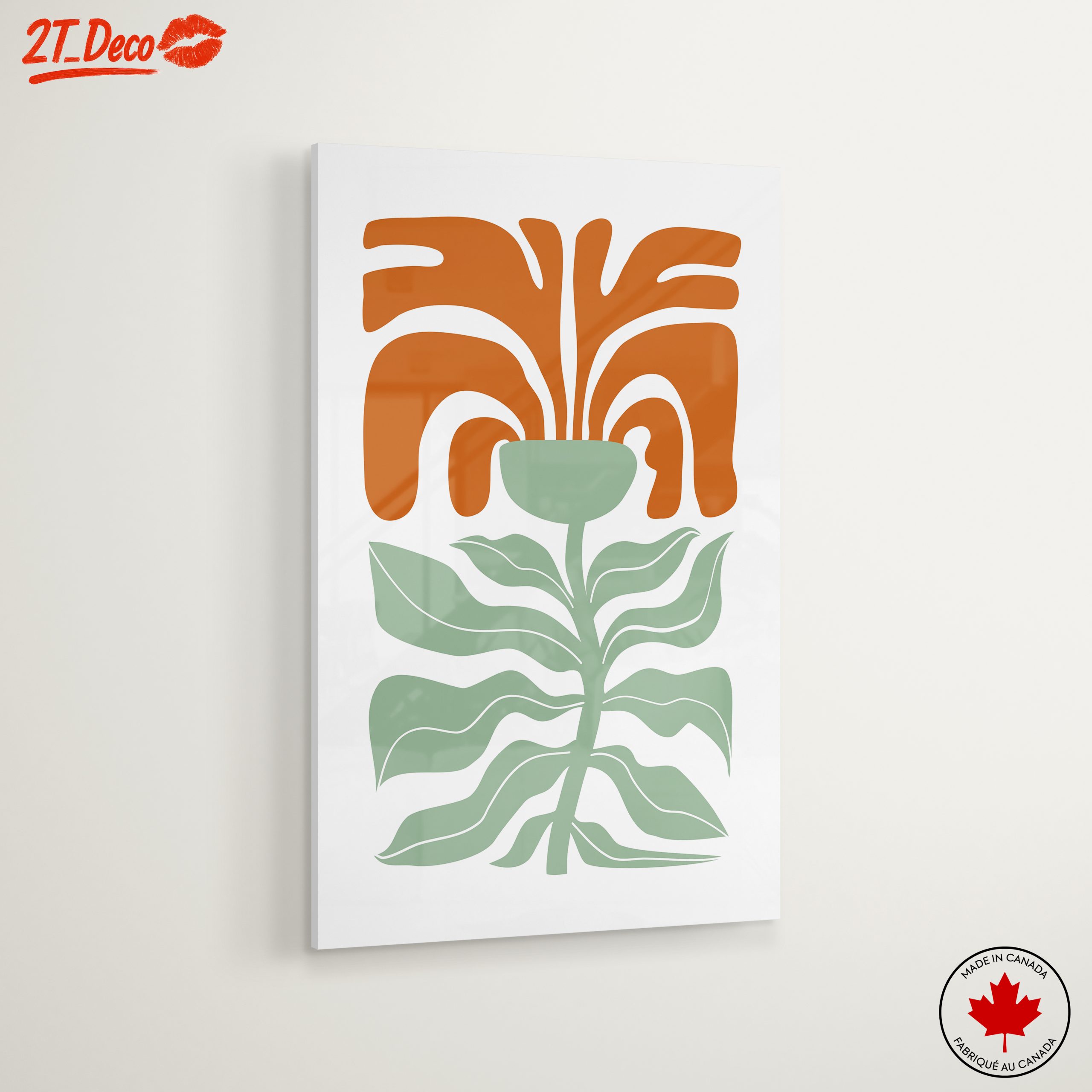 Stylish Botanical Abstract Design - Image 6