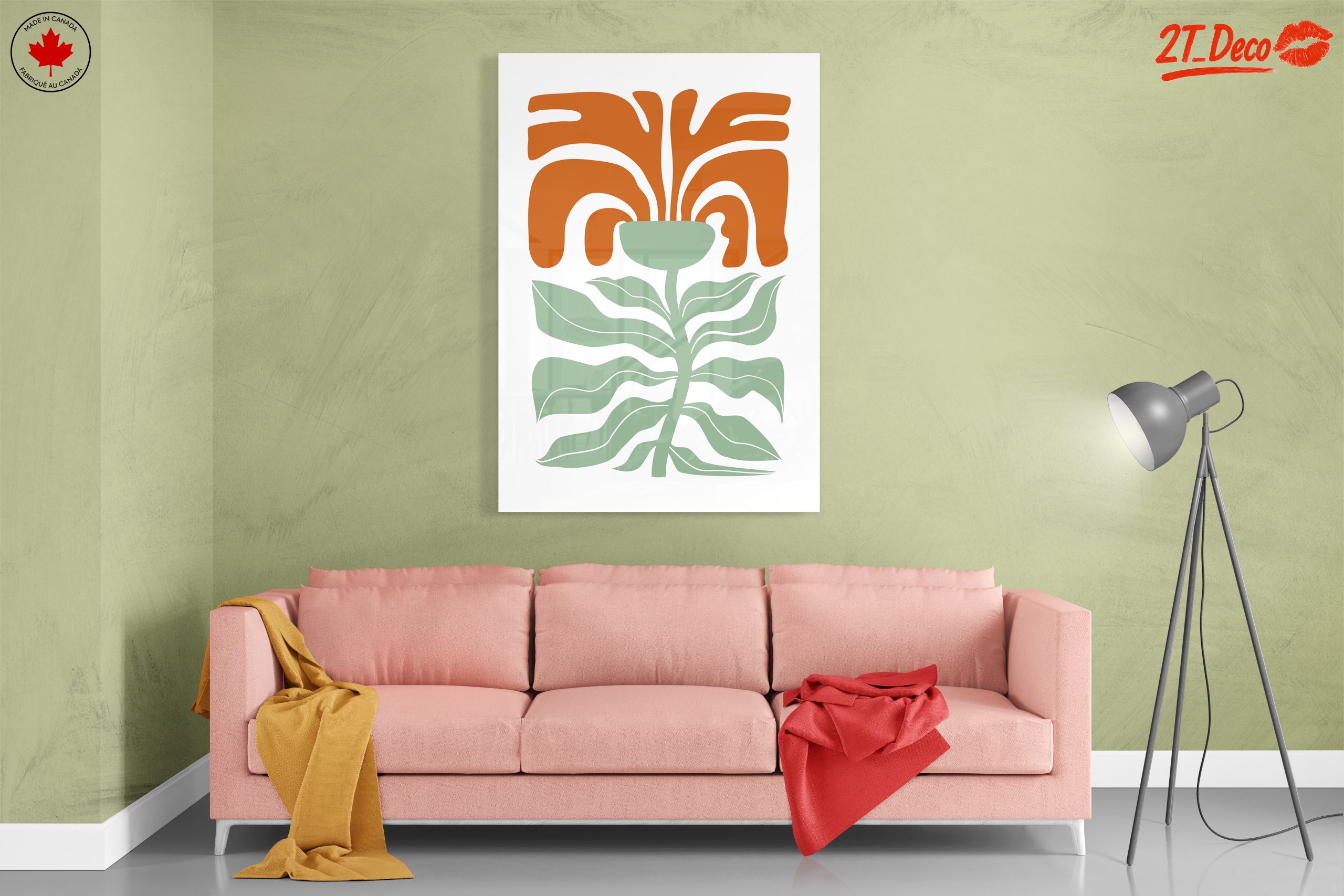 Stylish Botanical Abstract Design - Image 7