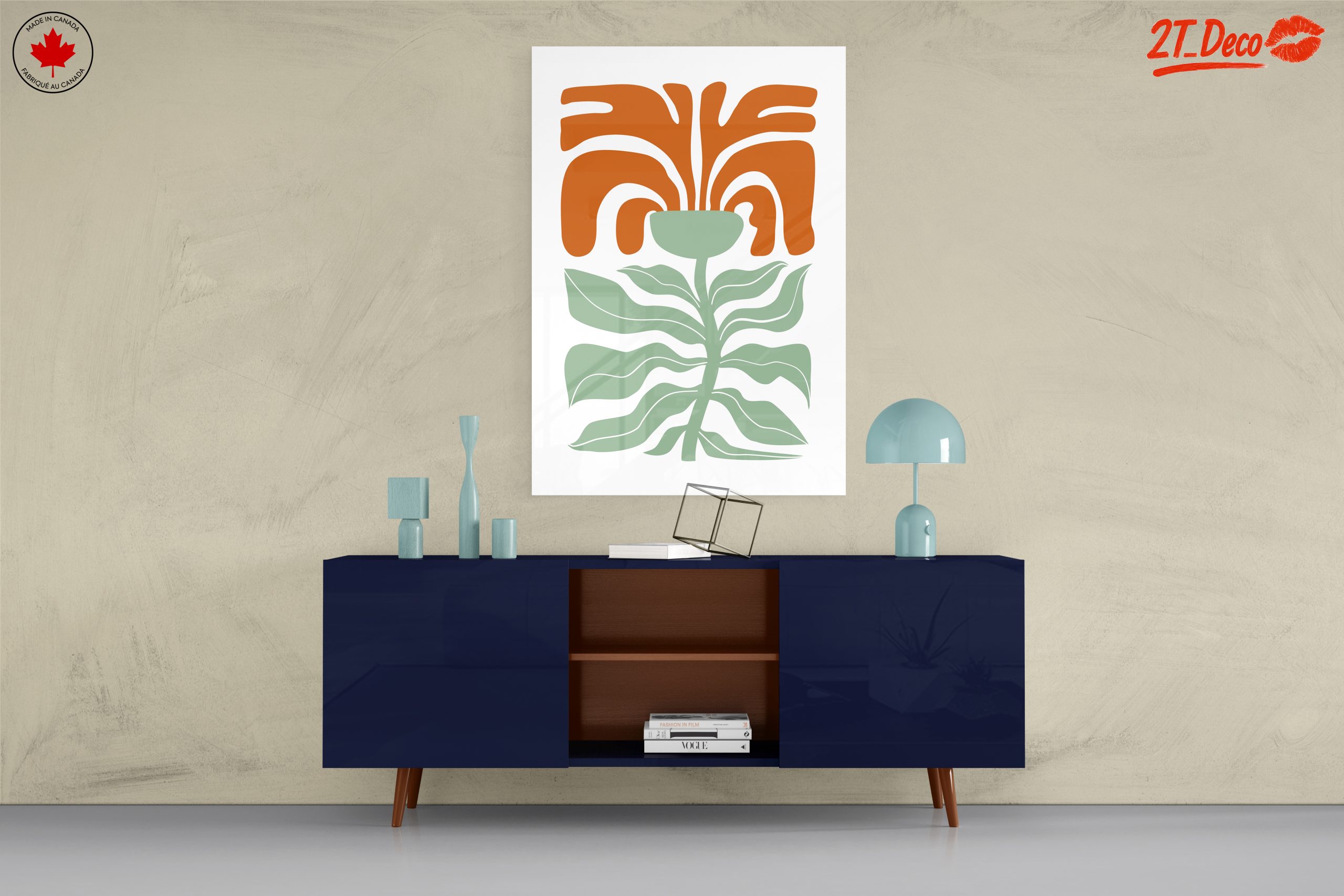 Stylish Botanical Abstract Design - Image 8