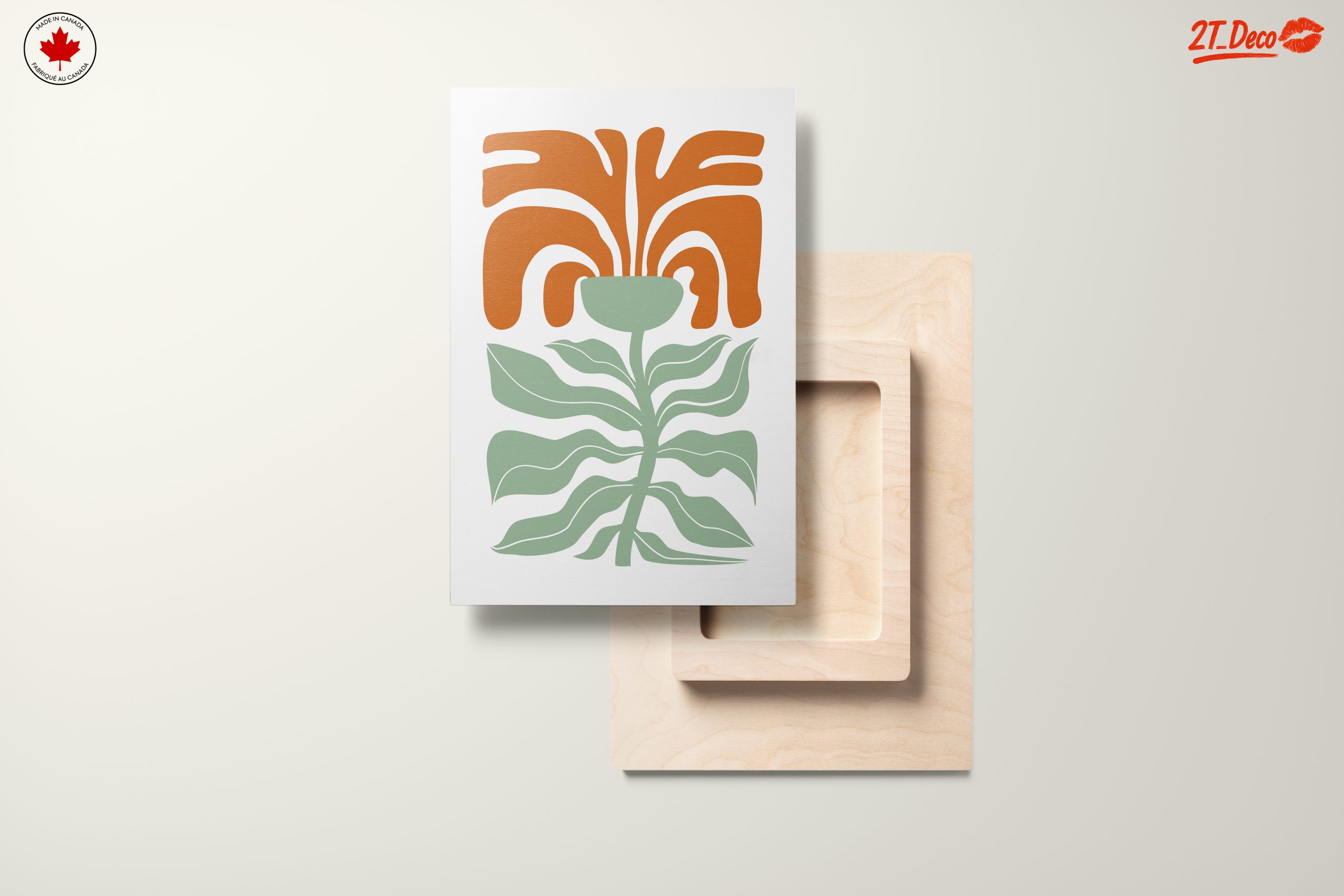 Stylish Botanical Abstract Design - Image 11