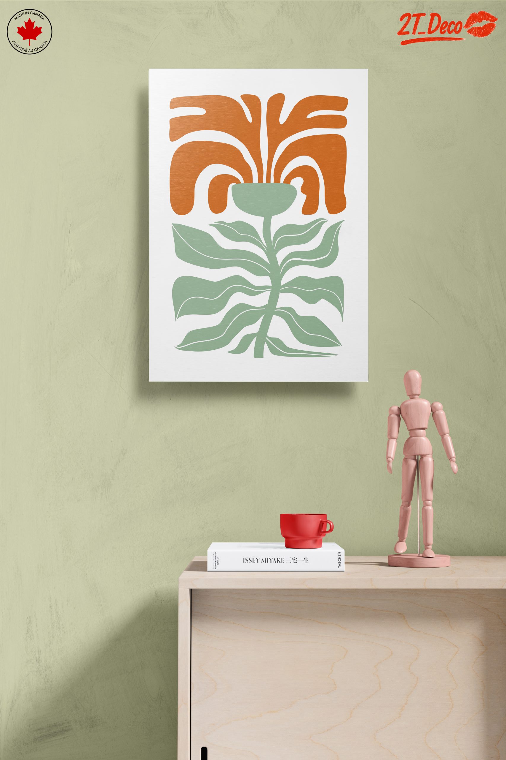 Stylish Botanical Abstract Design - Image 14