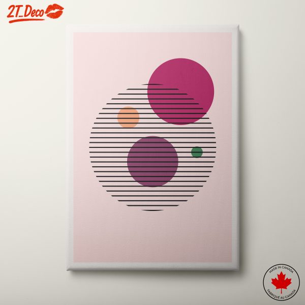 Modern Colorful Abstract Interior Design Art