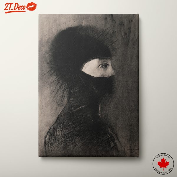 Stylized Contemporary Portrait with Spikes