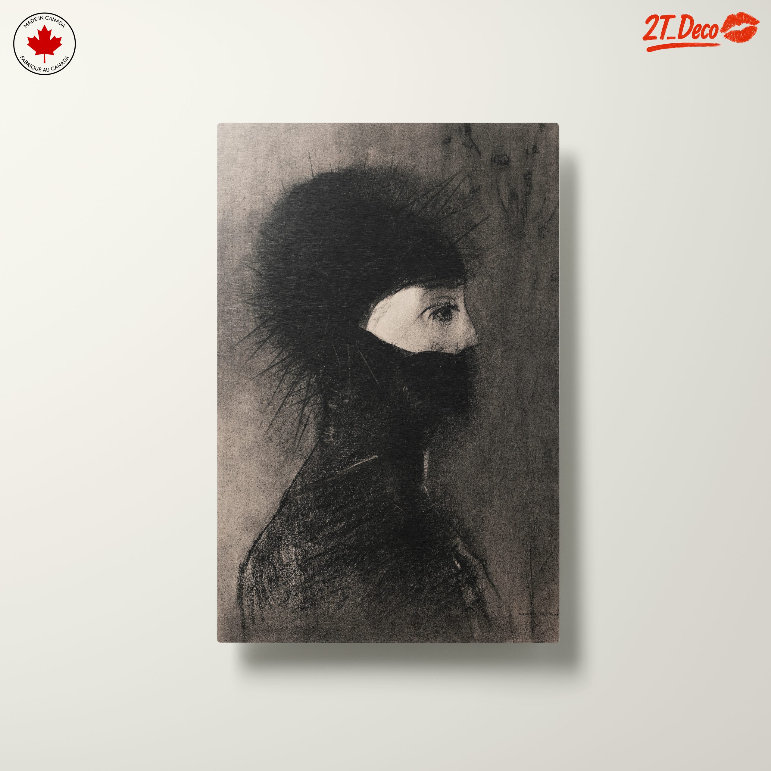 Stylized Contemporary Portrait with Spikes - Image 10