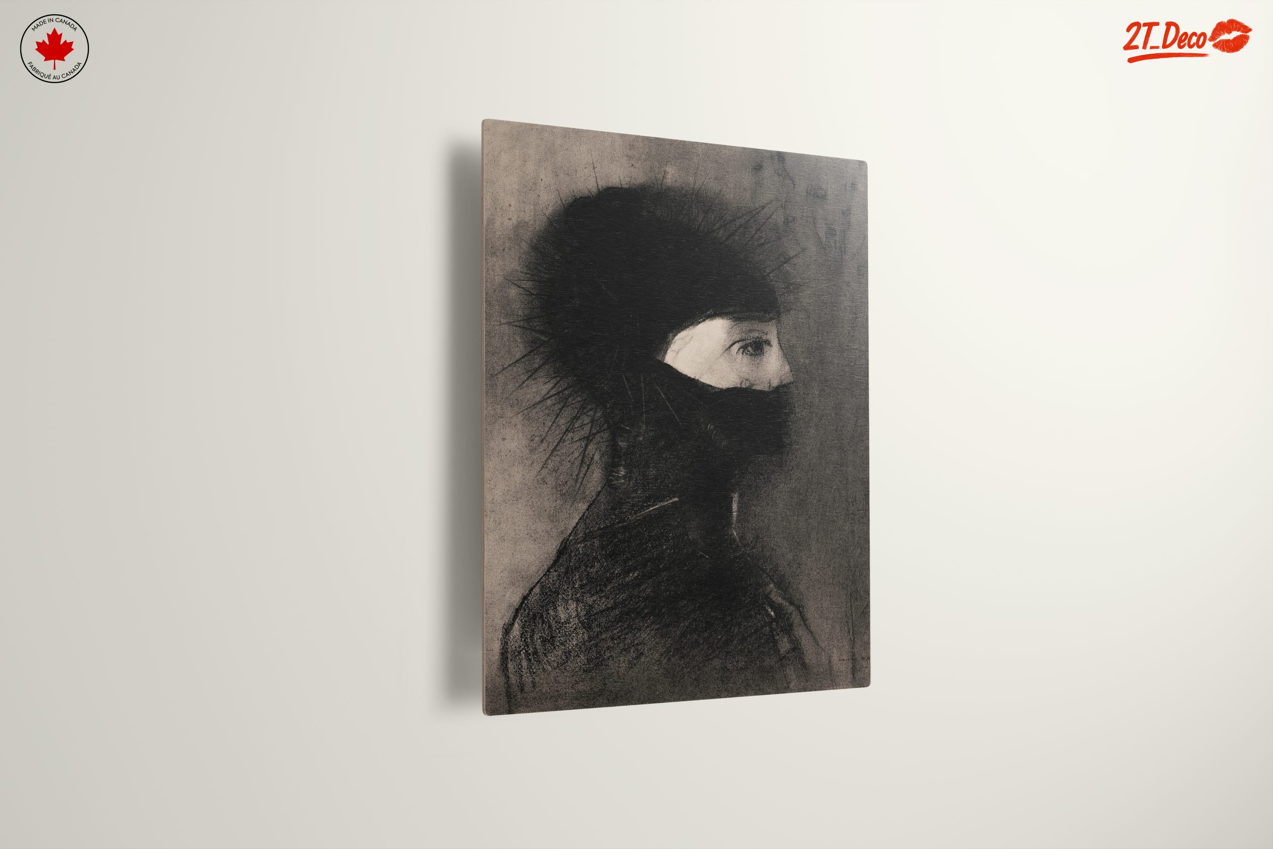 Stylized Contemporary Portrait with Spikes - Image 13