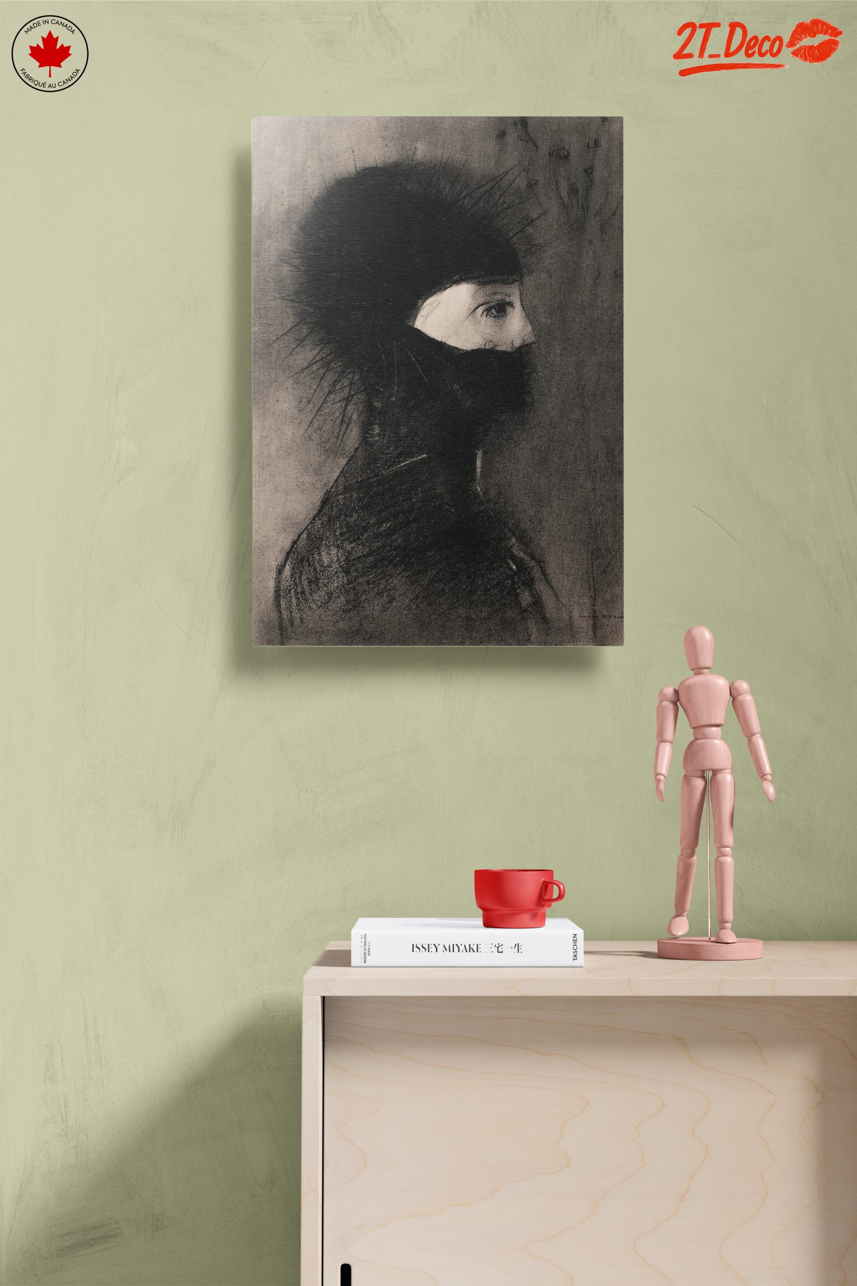 Stylized Contemporary Portrait with Spikes - Image 14