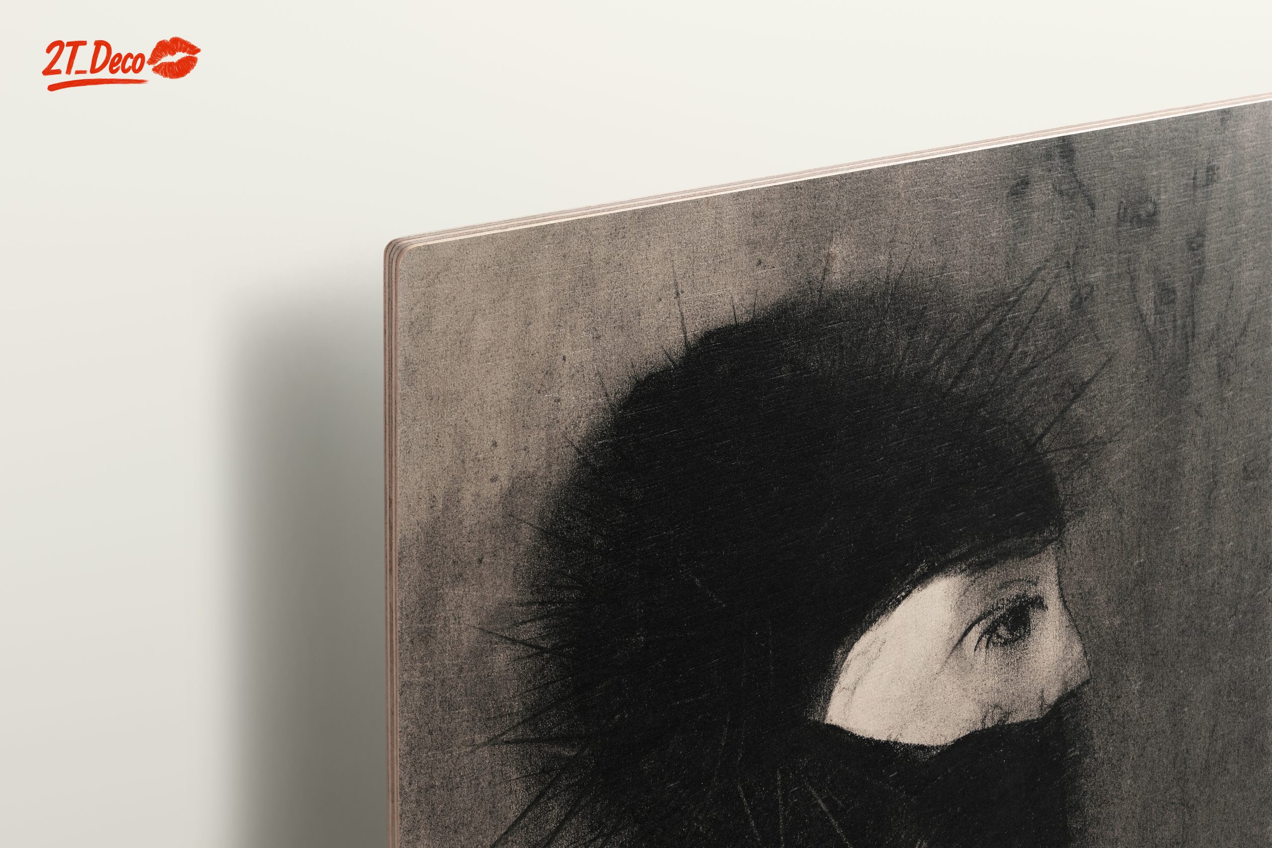 Stylized Contemporary Portrait with Spikes - Image 15
