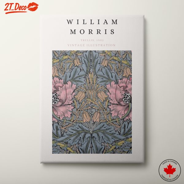 William Morris Trellis Vintage Floral Design