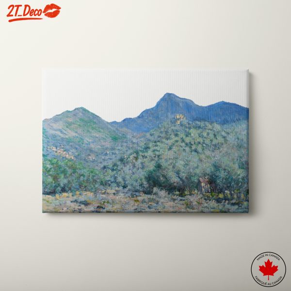 Stylized Mountain Landscape Art