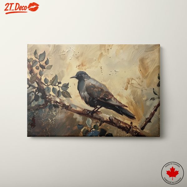 Majestic Bird Perched on a Branch