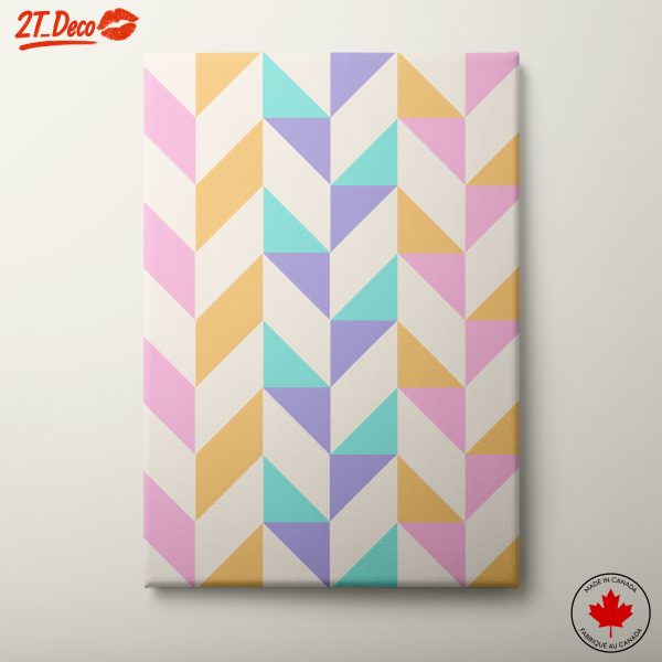 Playful Geometric Color Patterns for Modern Decor