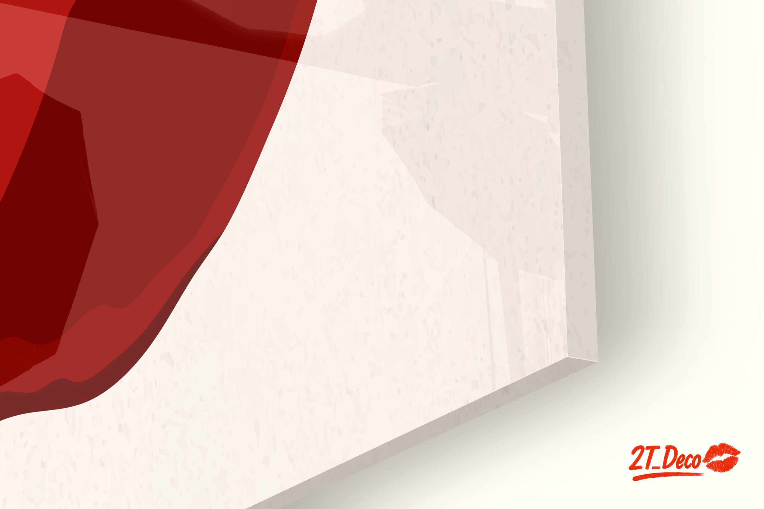 Stylized Red Apple with Leaf - Image 9