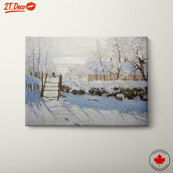 Snowy Winter Landscape in Tranquil Setting