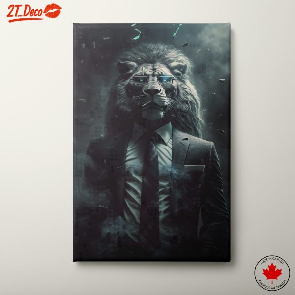 Stylish Lion Character Design in Suit