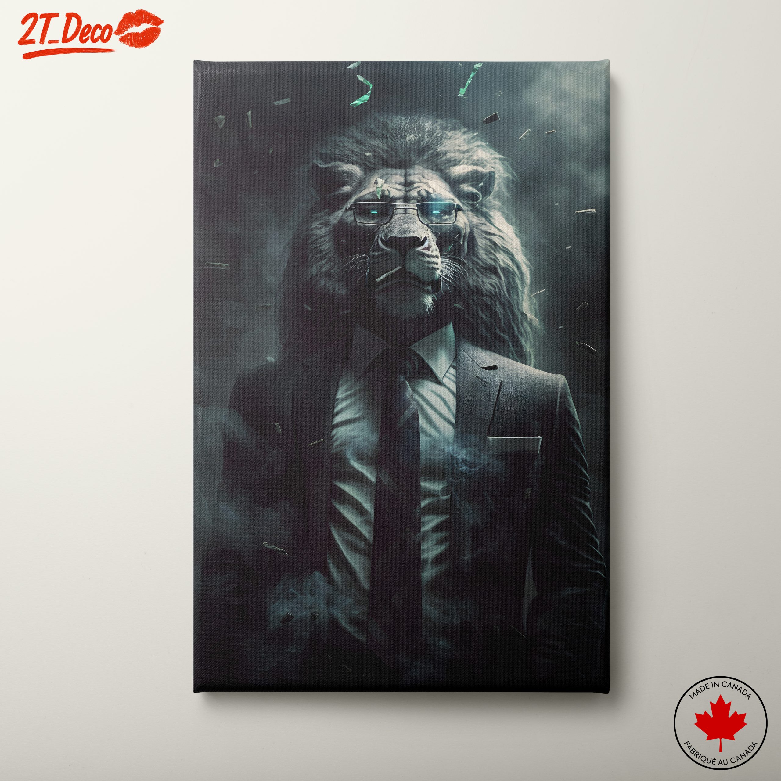 Stylish Lion Character Design in Suit