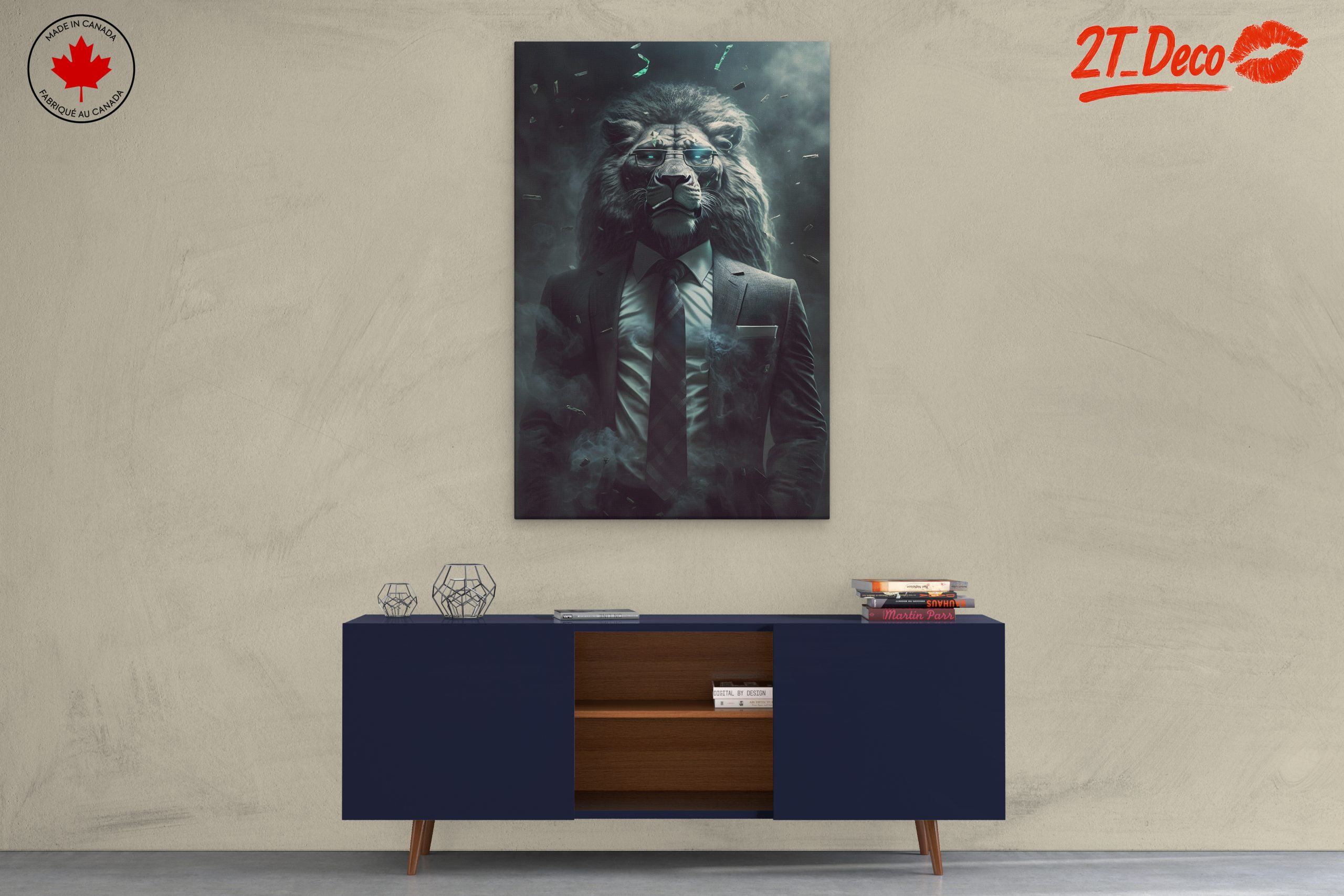 Stylish Lion Character Design in Suit - Image 3