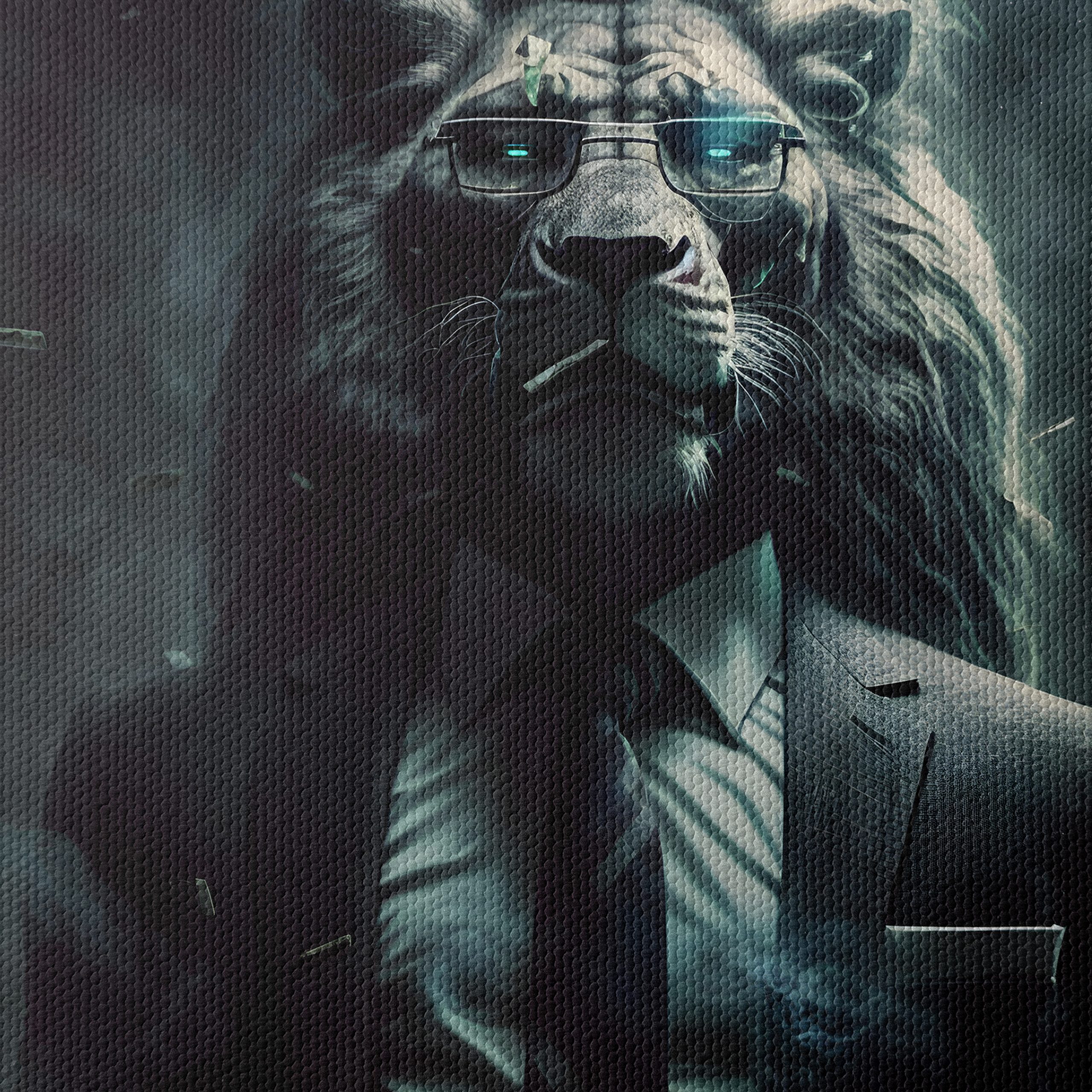 Stylish Lion Character Design in Suit - Image 4