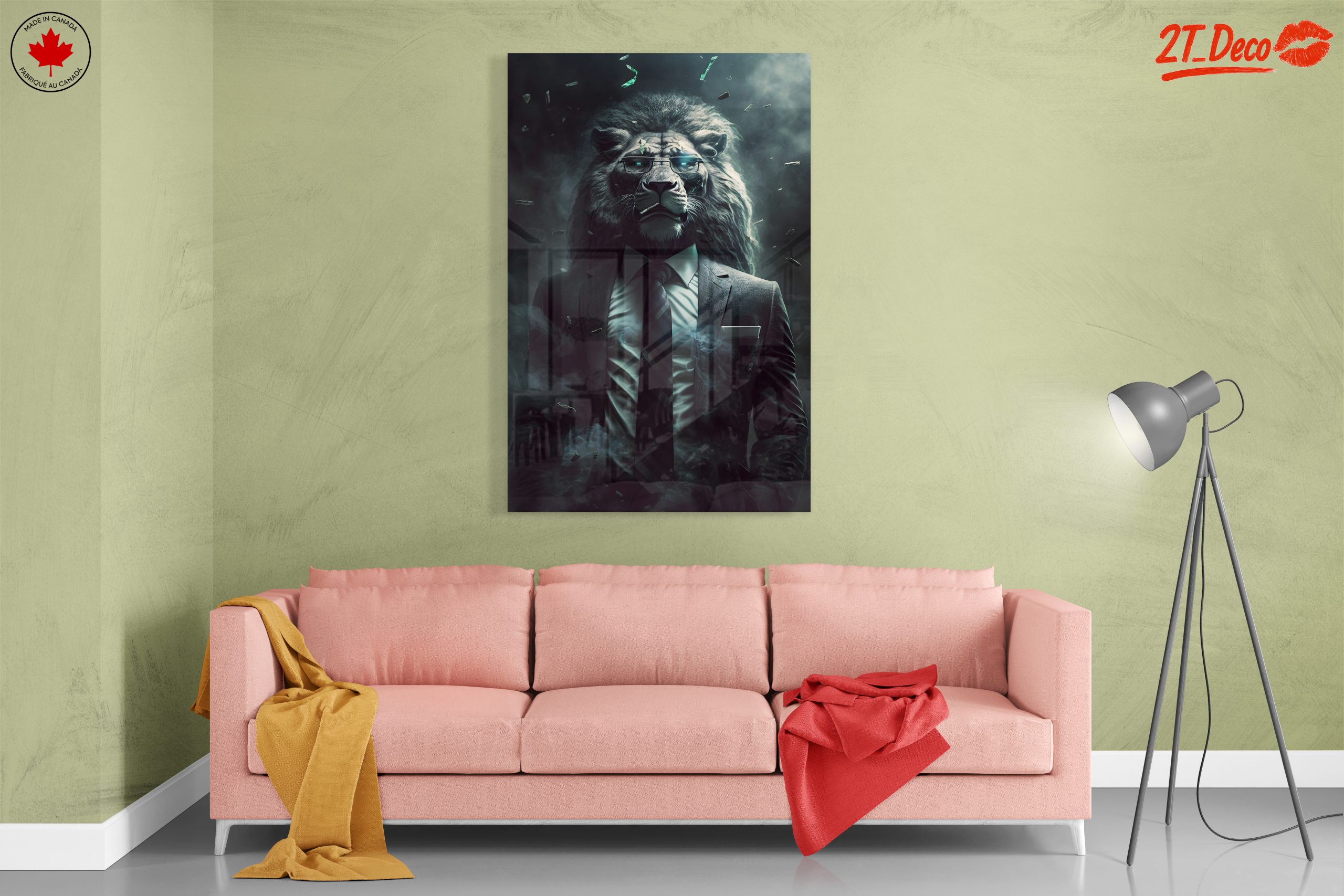 Stylish Lion Character Design in Suit - Image 7