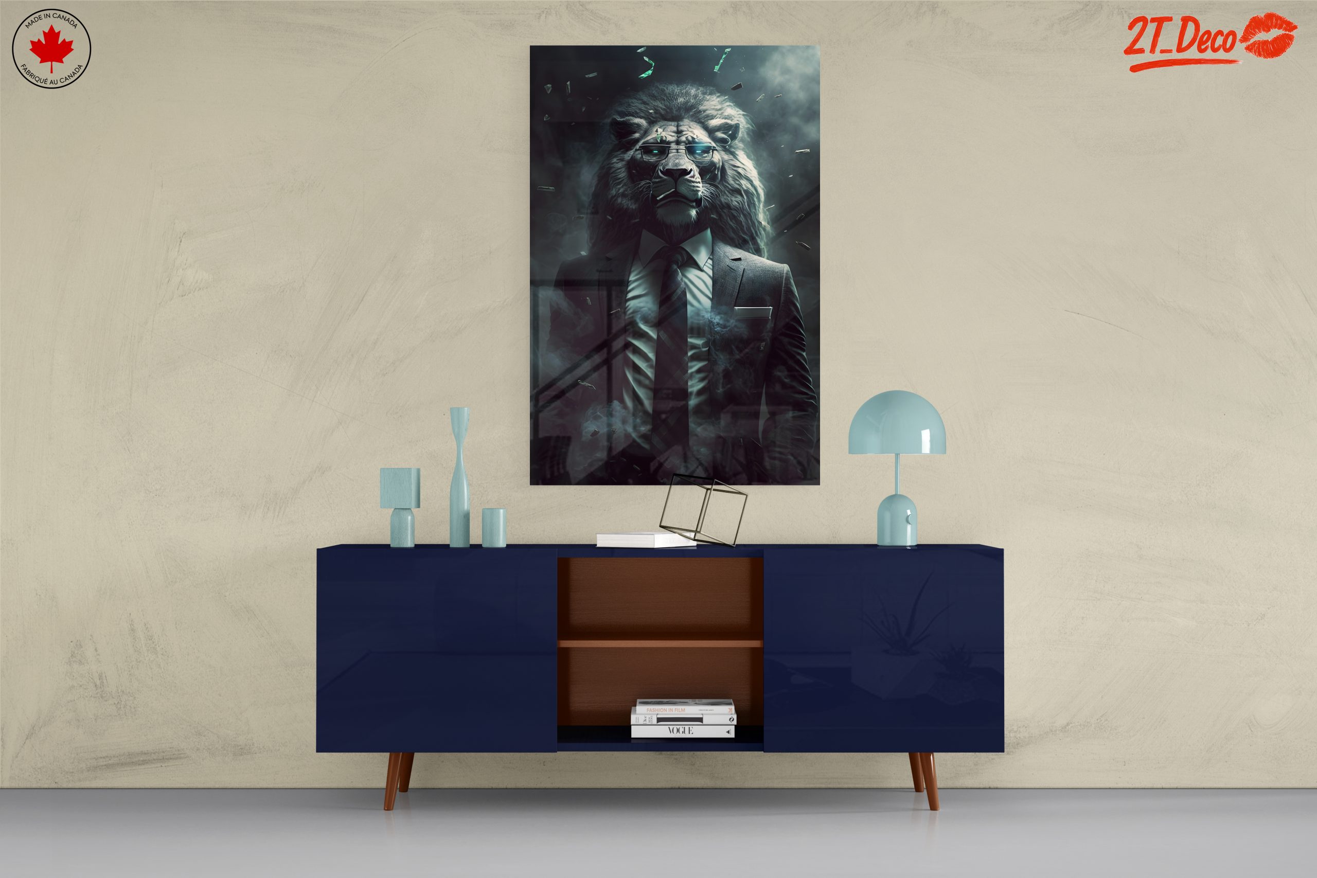 Stylish Lion Character Design in Suit - Image 8