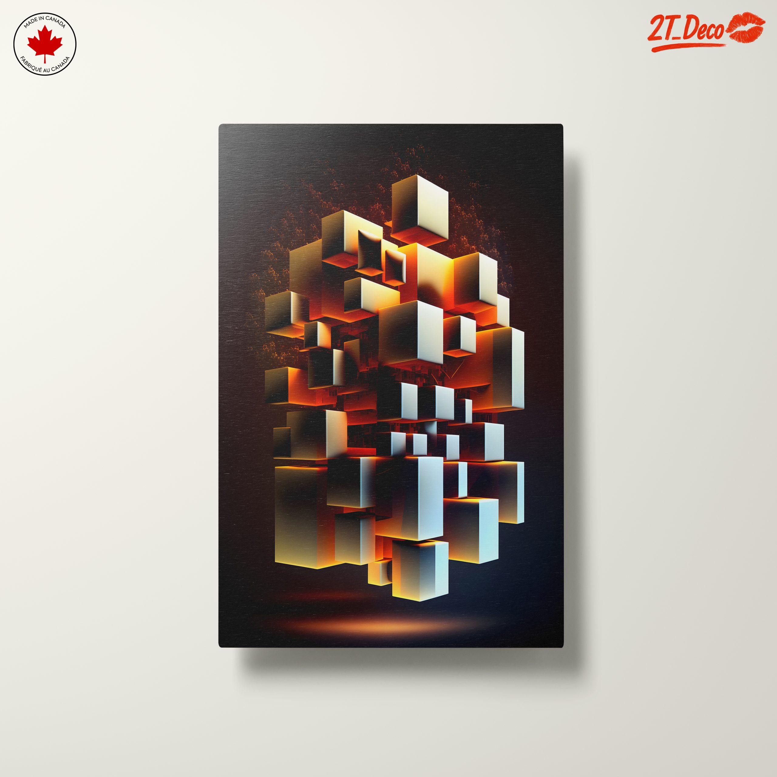 Vibrant Dynamic Abstract Composition Artwork - Image 10