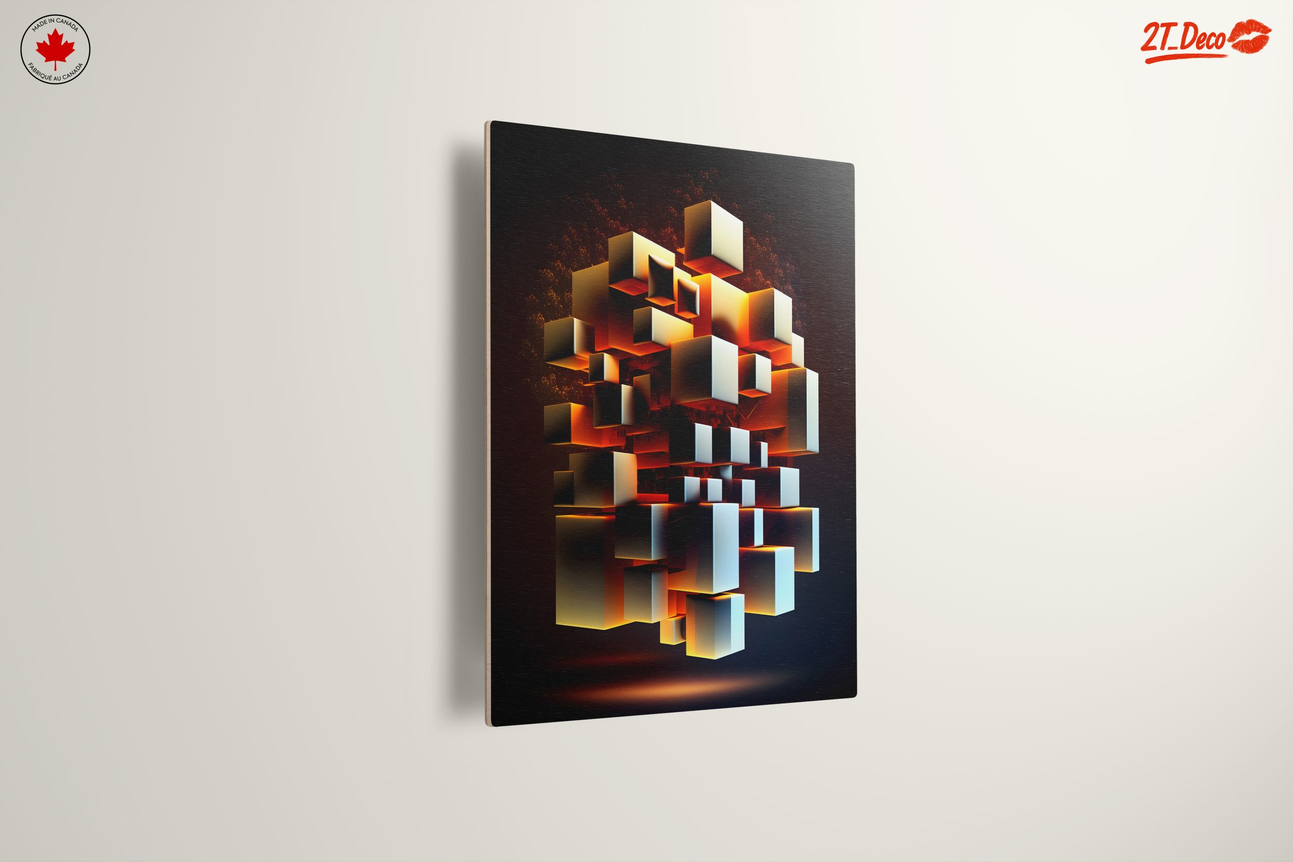 Vibrant Dynamic Abstract Composition Artwork - Image 13