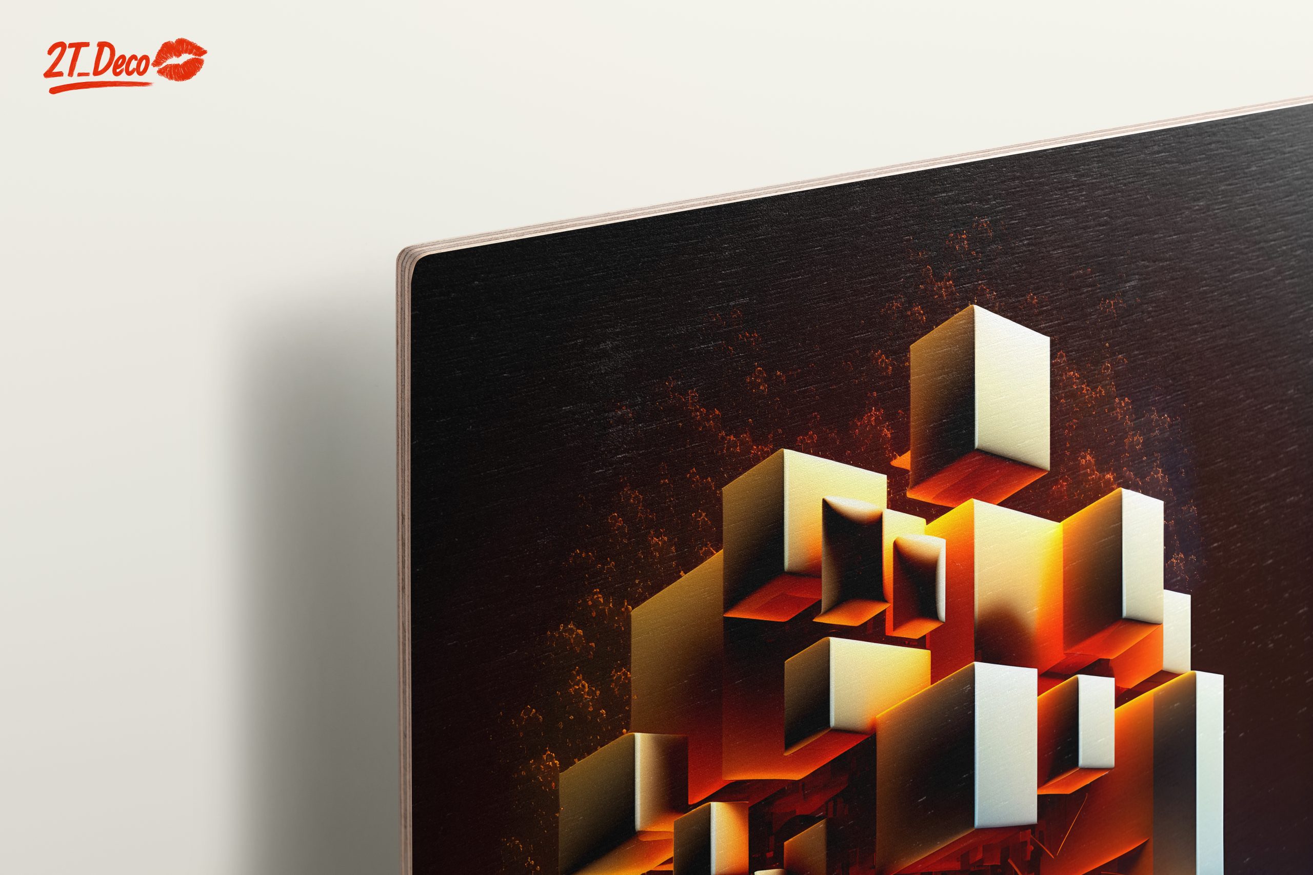 Vibrant Dynamic Abstract Composition Artwork - Image 15