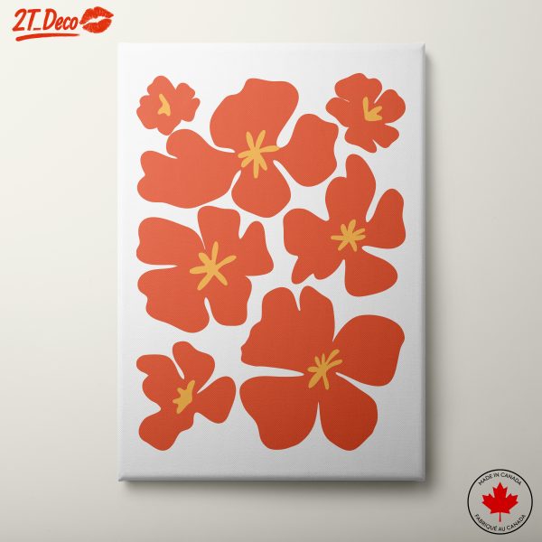 Bold Floral Abstract Design