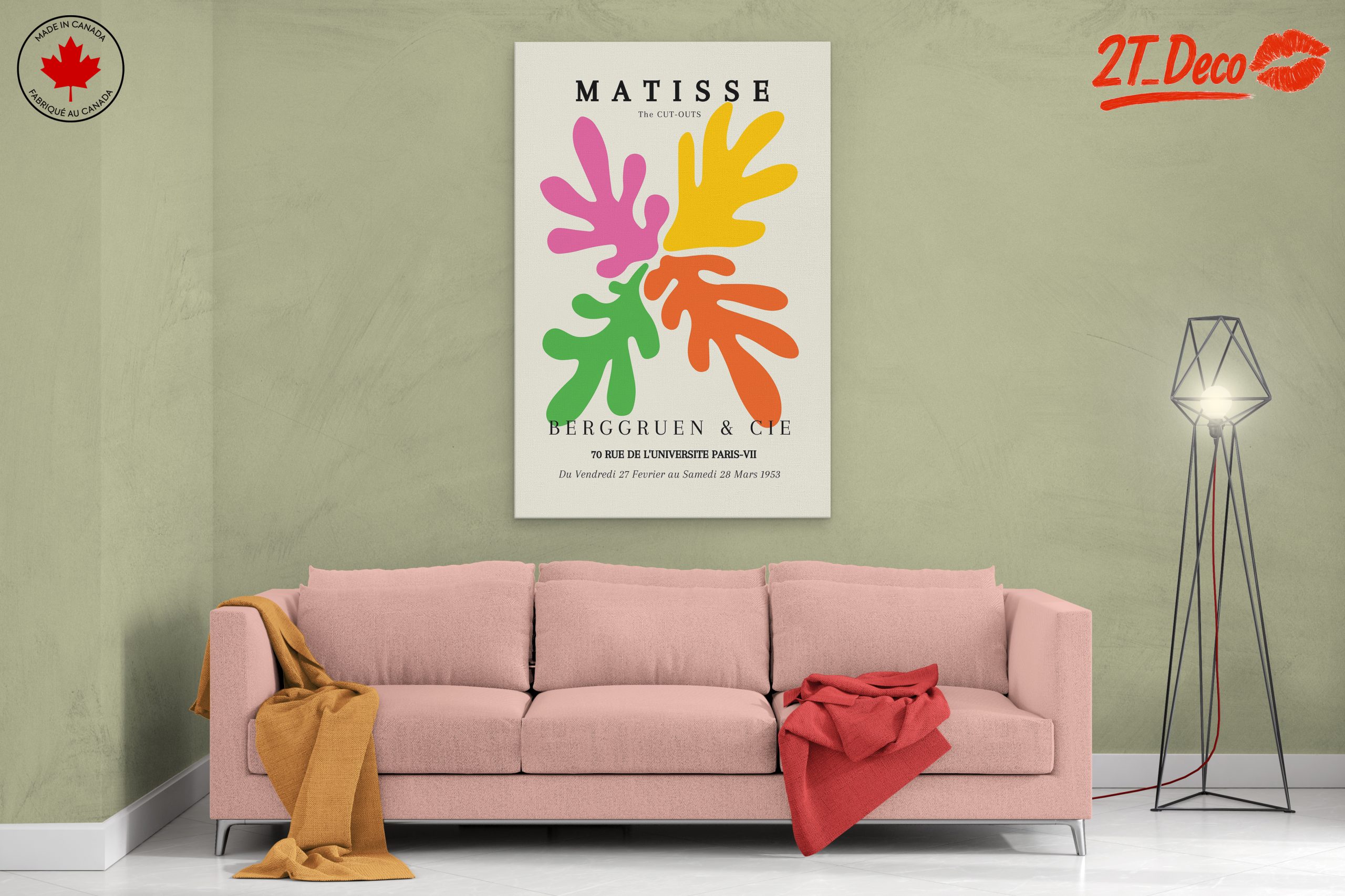 Vibrant Contemporary Abstract Artwork by Matisse - Image 2