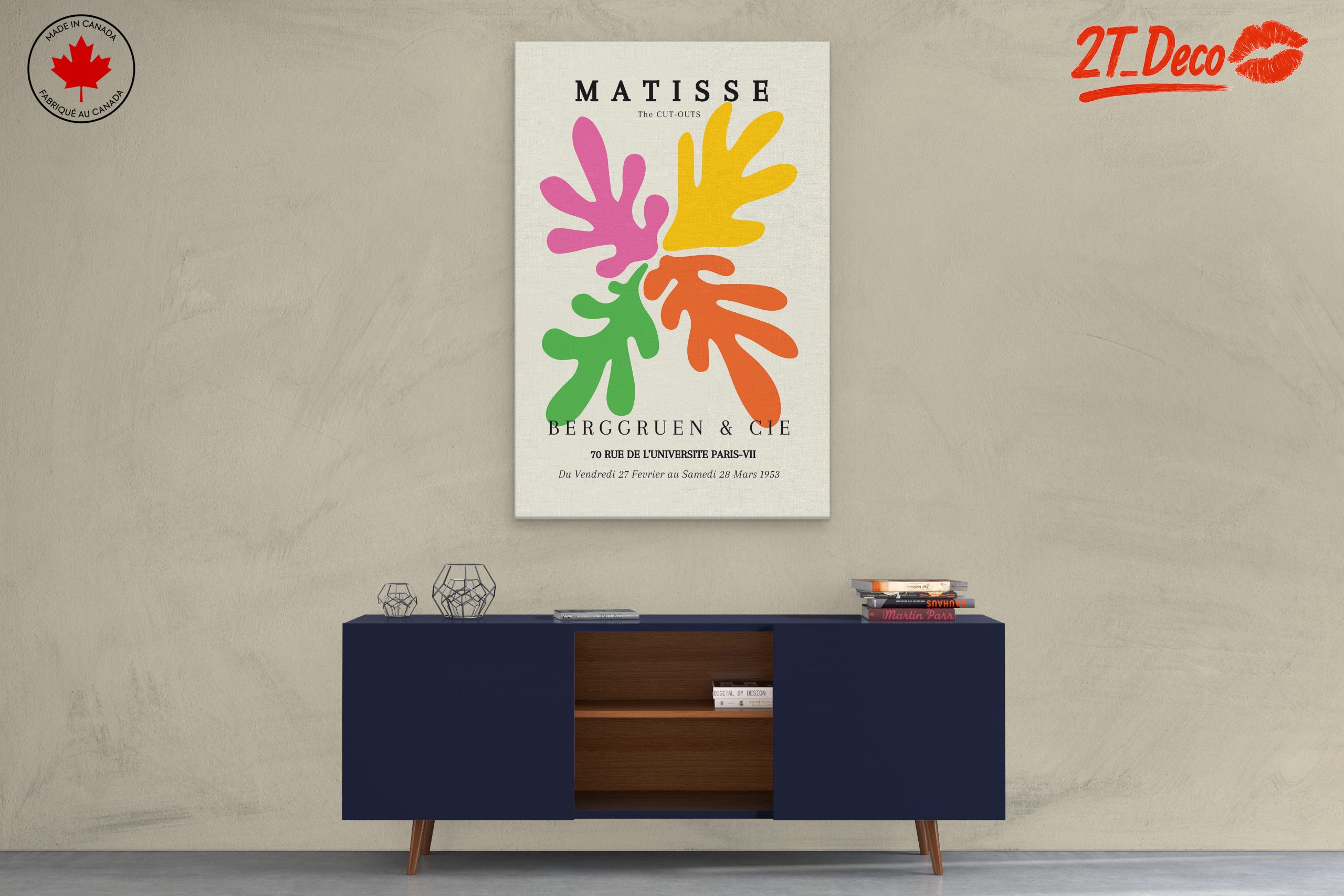 Vibrant Contemporary Abstract Artwork by Matisse - Image 3