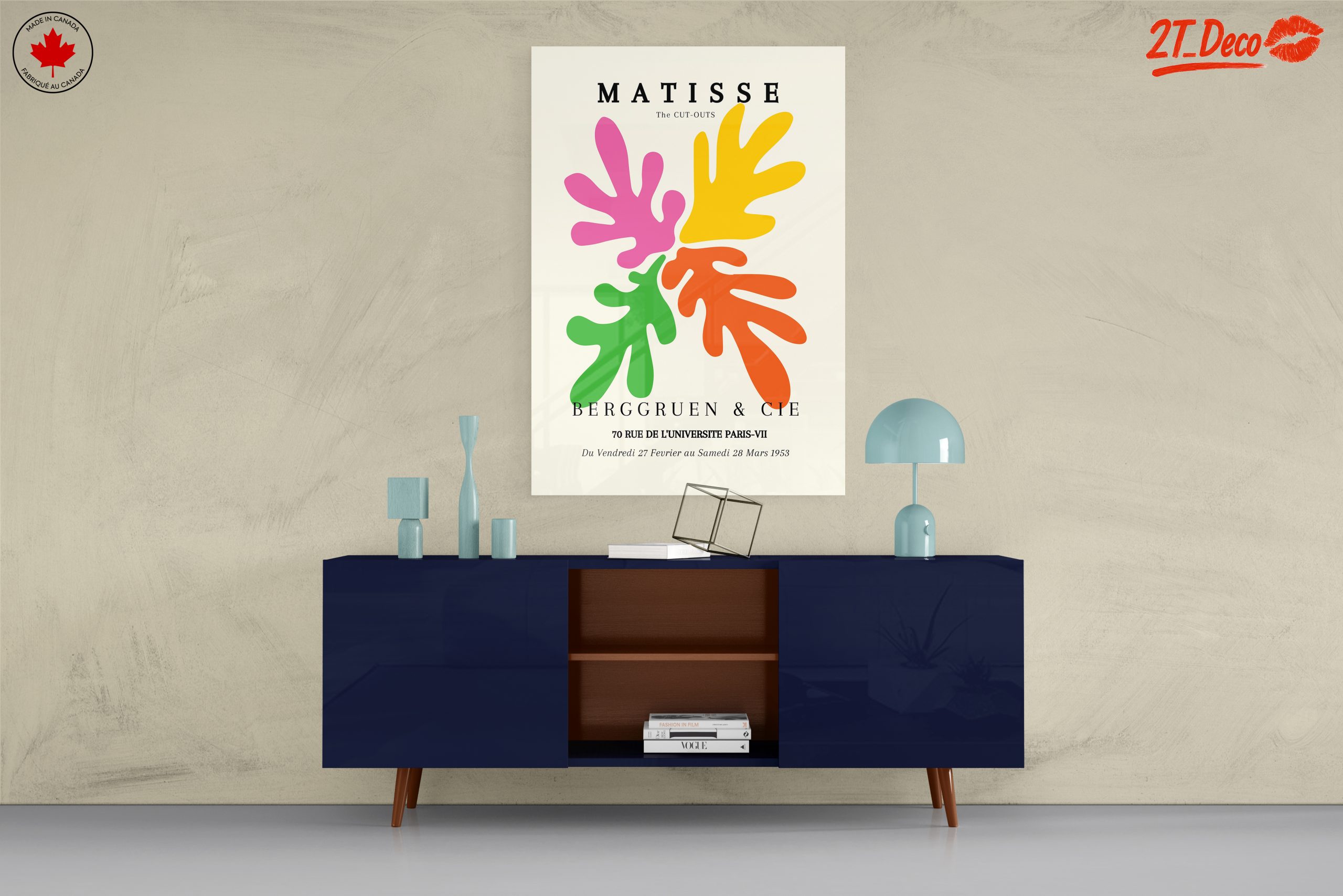 Vibrant Contemporary Abstract Artwork by Matisse - Image 8
