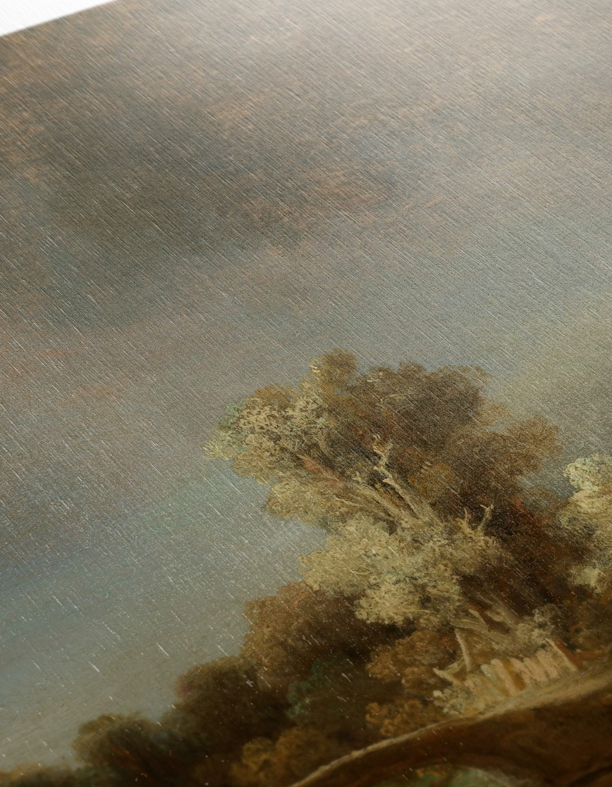 Moody Abstract Landscape with River and Trees - Image 12