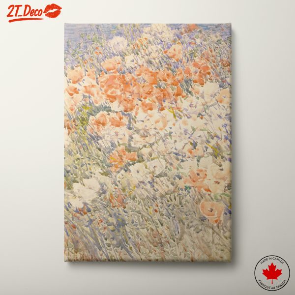 Watercolor Floral Arrangement with Poppies