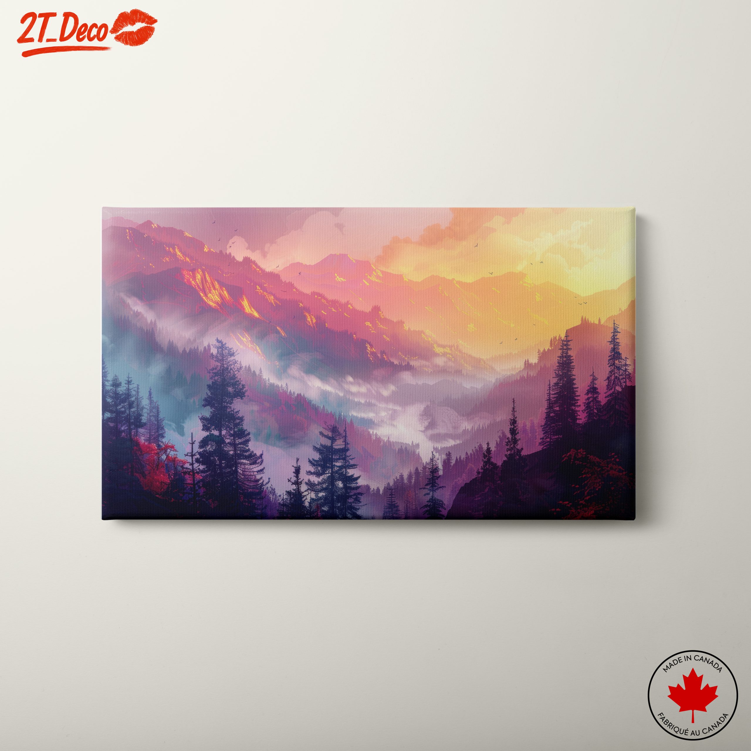 Breathtaking Adventure Landscape with Mountains and Forest