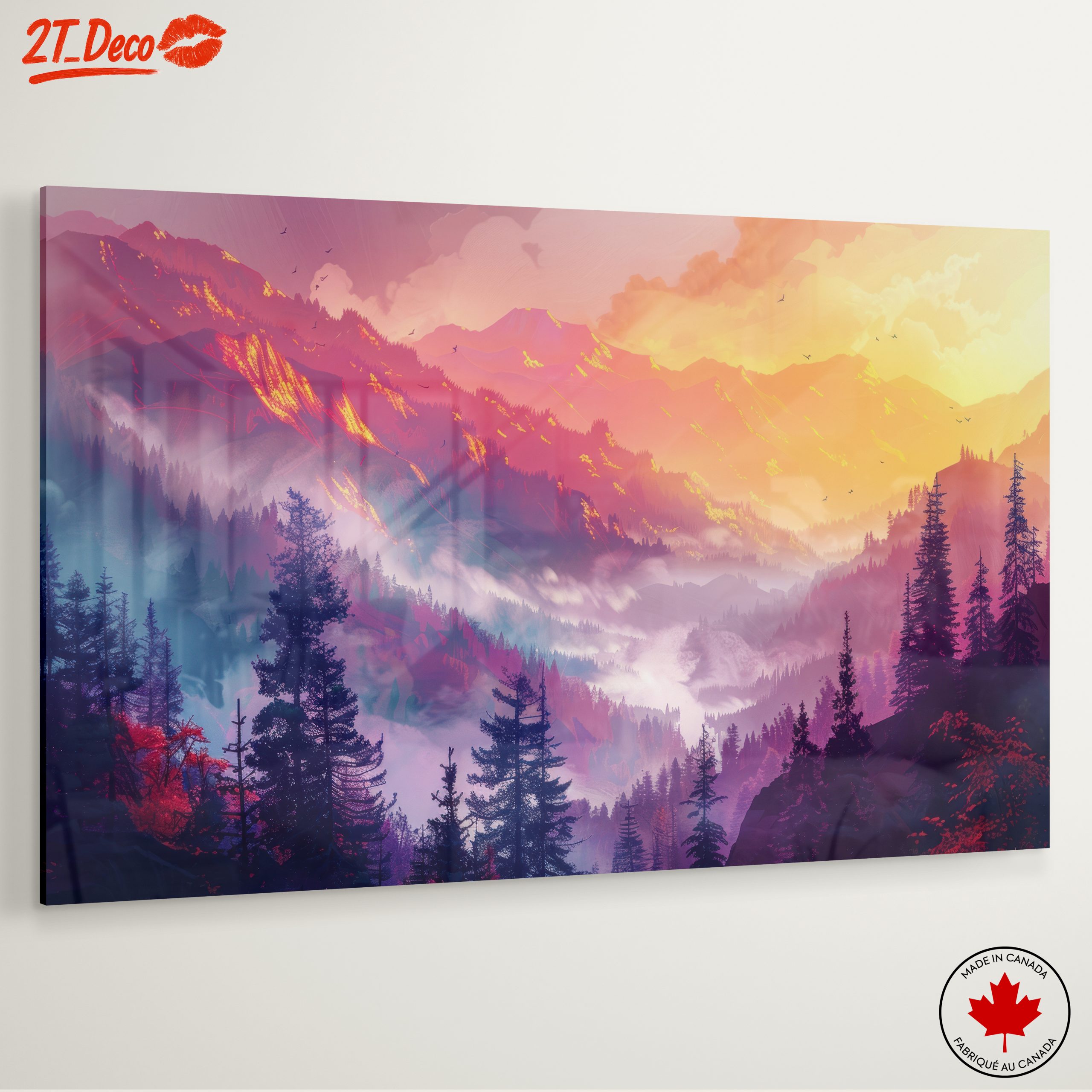 Breathtaking Adventure Landscape with Mountains and Forest - Image 6