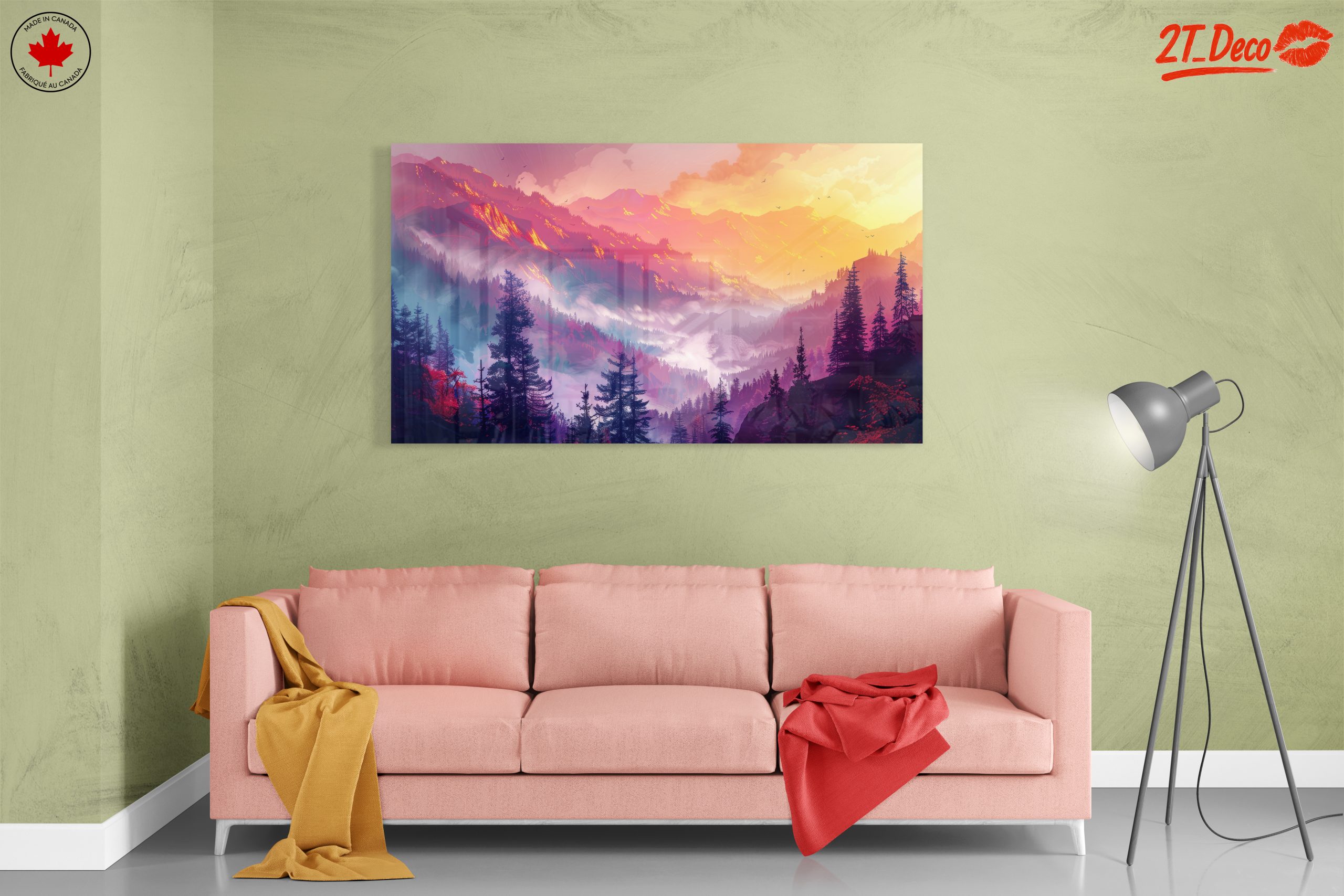 Breathtaking Adventure Landscape with Mountains and Forest - Image 7