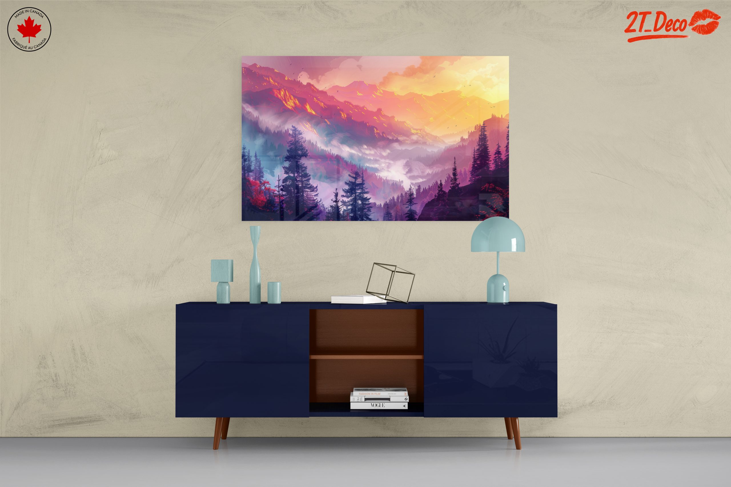 Breathtaking Adventure Landscape with Mountains and Forest - Image 8