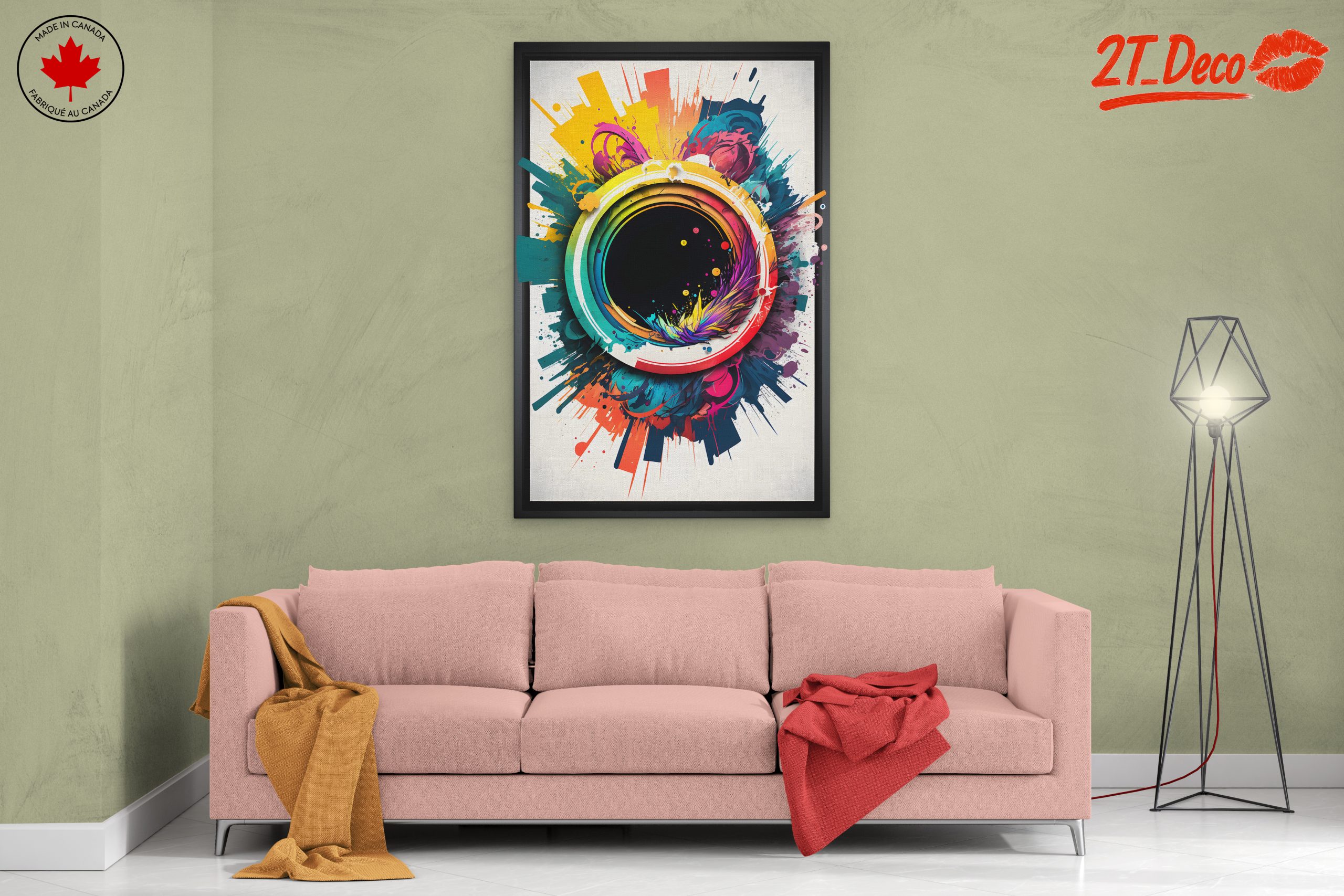 Vibrant Abstract Colorful Art 3 - Image 2